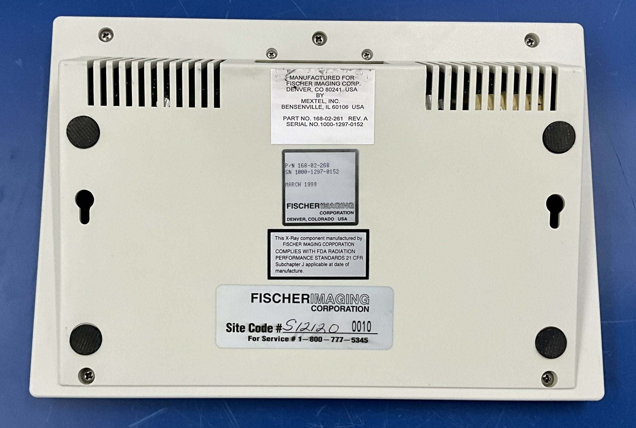 CONTROL CONSOLE (DIGITAL-X 625HF/168-02-268 FISCHER
