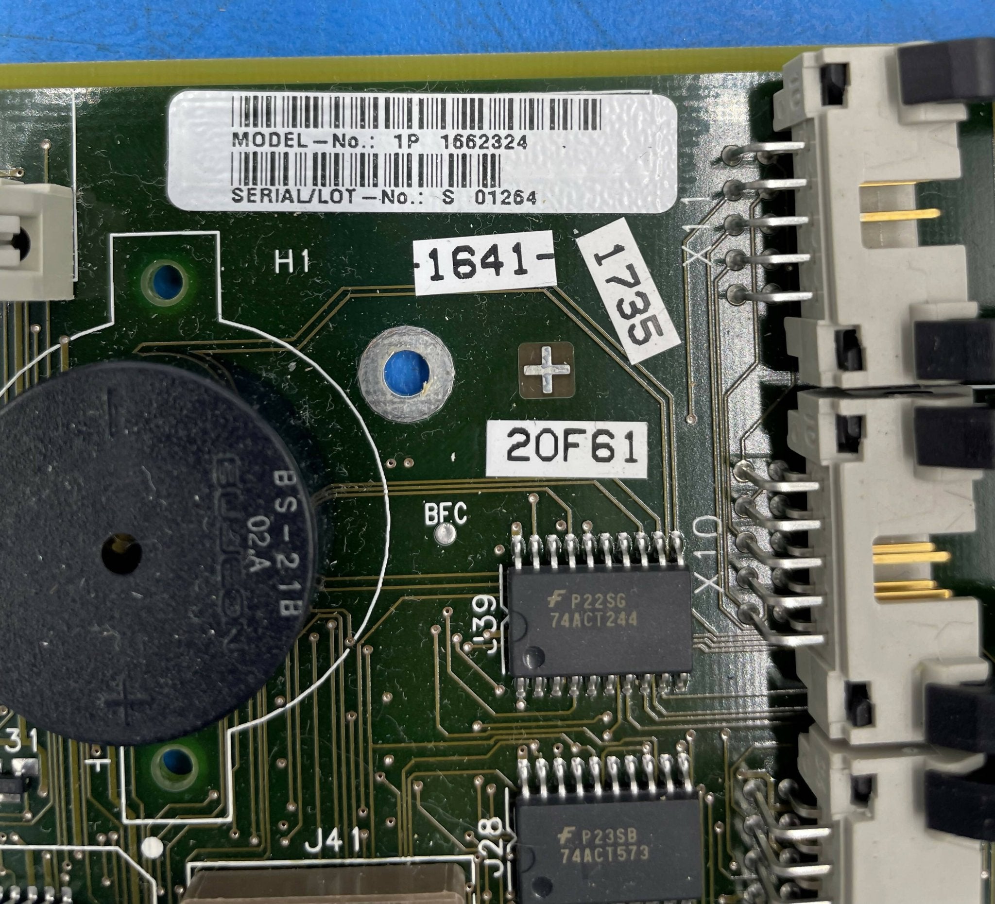 CONTROL CPU ESD D104 (1662324/01662324/1P1662324 SIEMENS