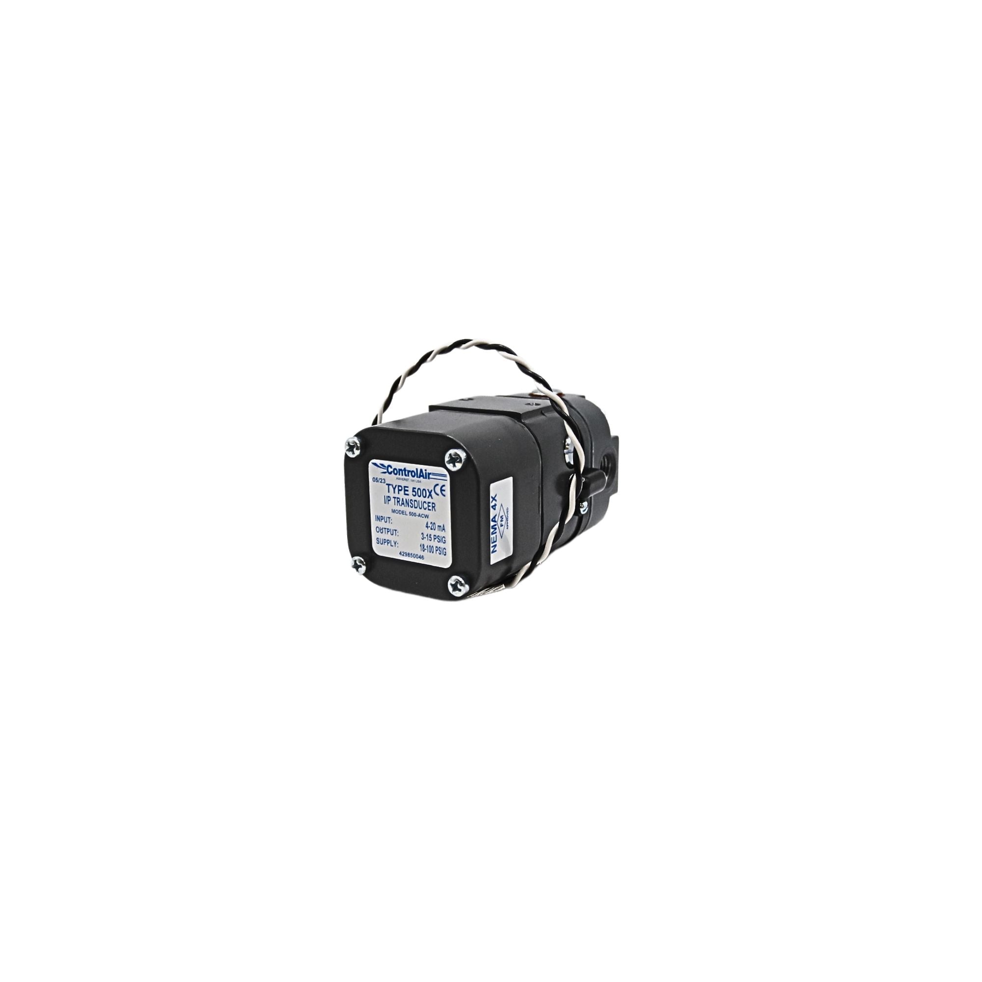 ControlAir | Transducer I/P 4-20MA, 3-15PSI | 500-ACW