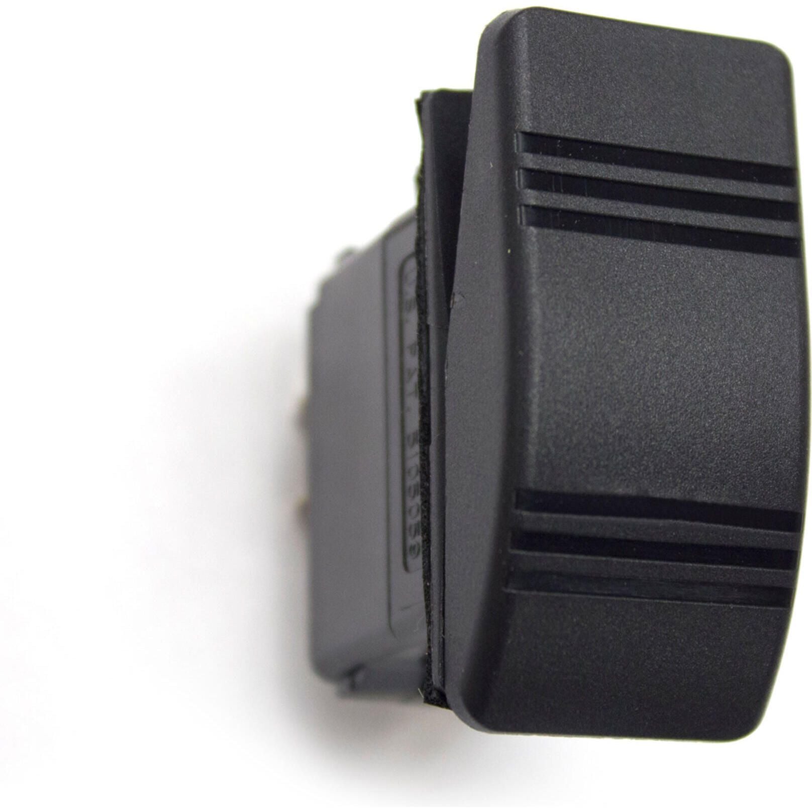 Sierra RK19690 Contura III Non-Illuminated Weather Resistant Rocker Switch, On/Off/On, Black