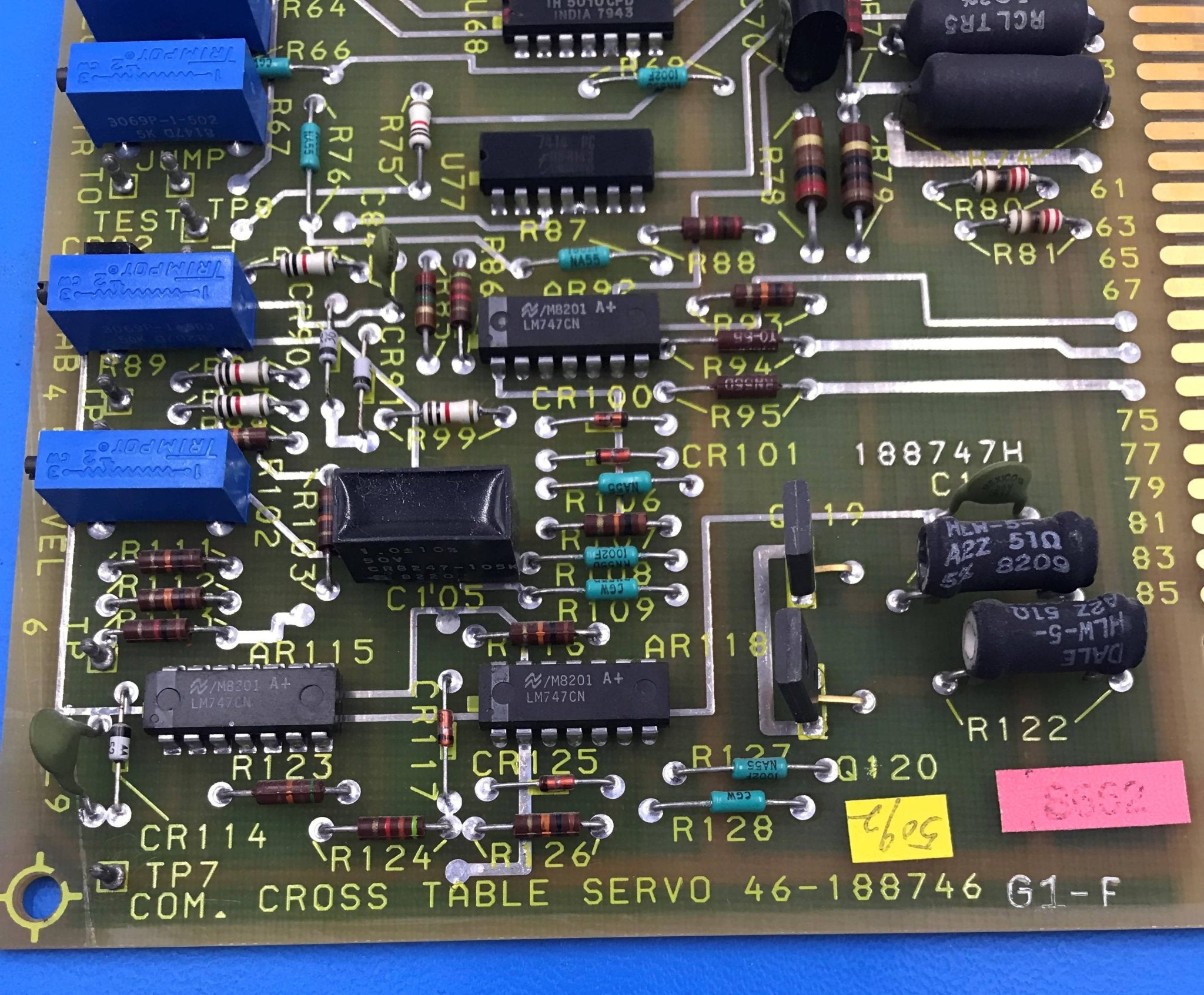 Cross Table Servo (46-188746 G1 F GE Advantx