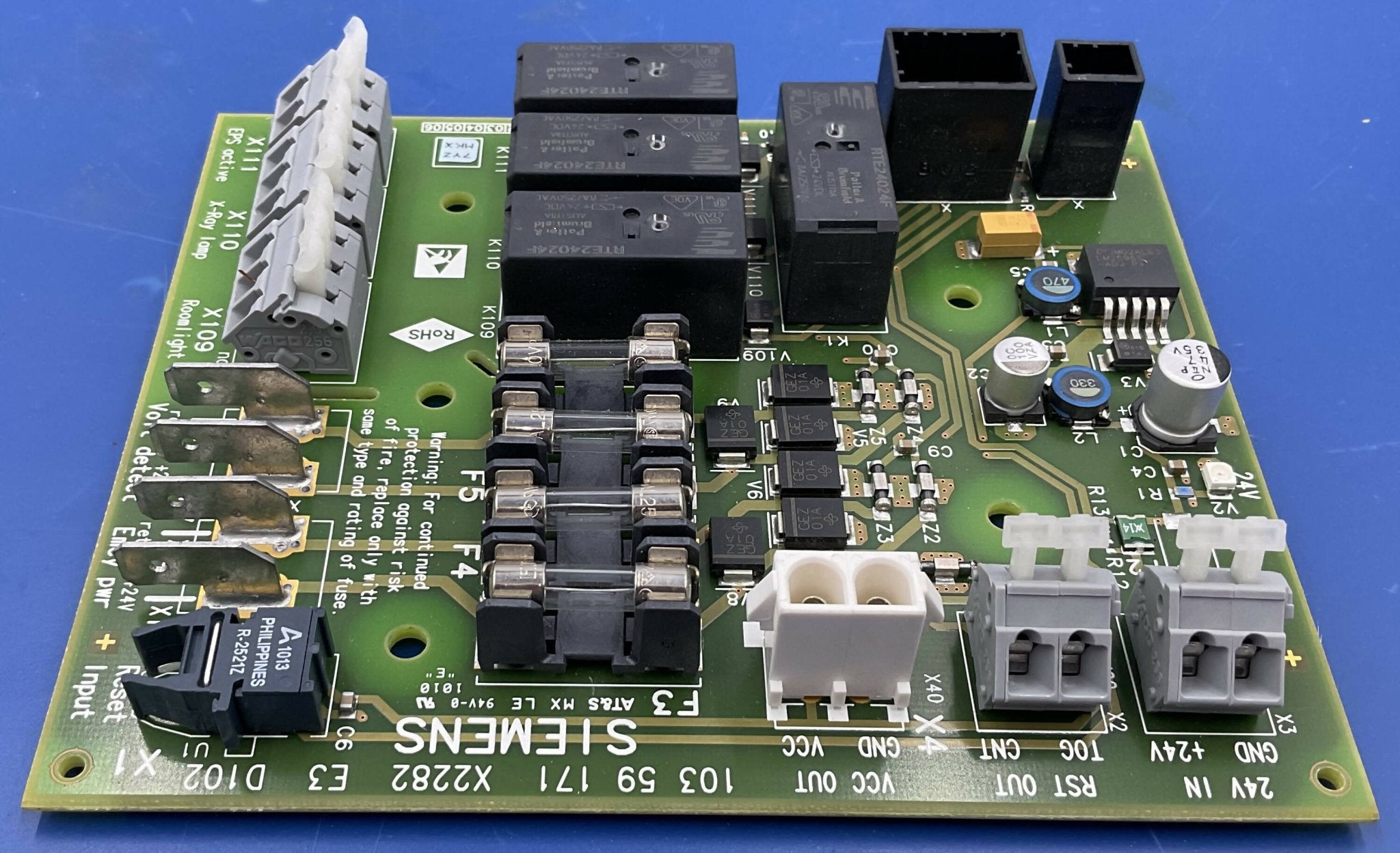 D102 EXTERNAL INTERFACE/RESET PCB (10359171 SIEMENS