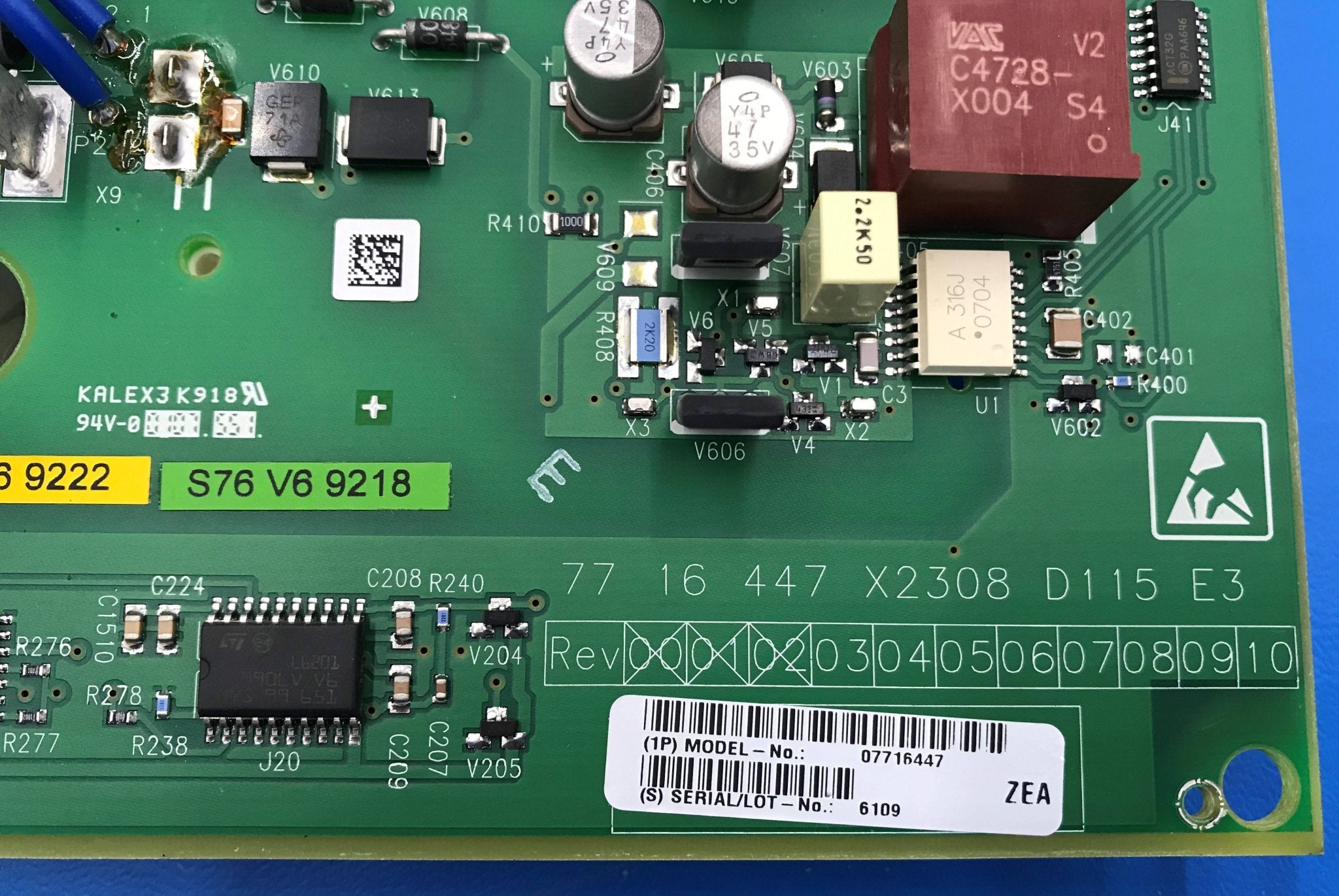 D115 Starting Device Board (07716447/7716447 Siemens