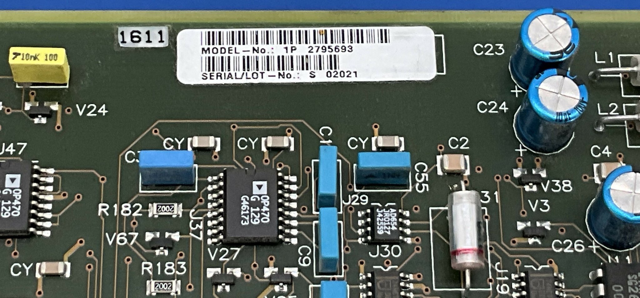 D20 FILAMENT CONTROL BOARD EGB E 04 (2795693 SIEMENS