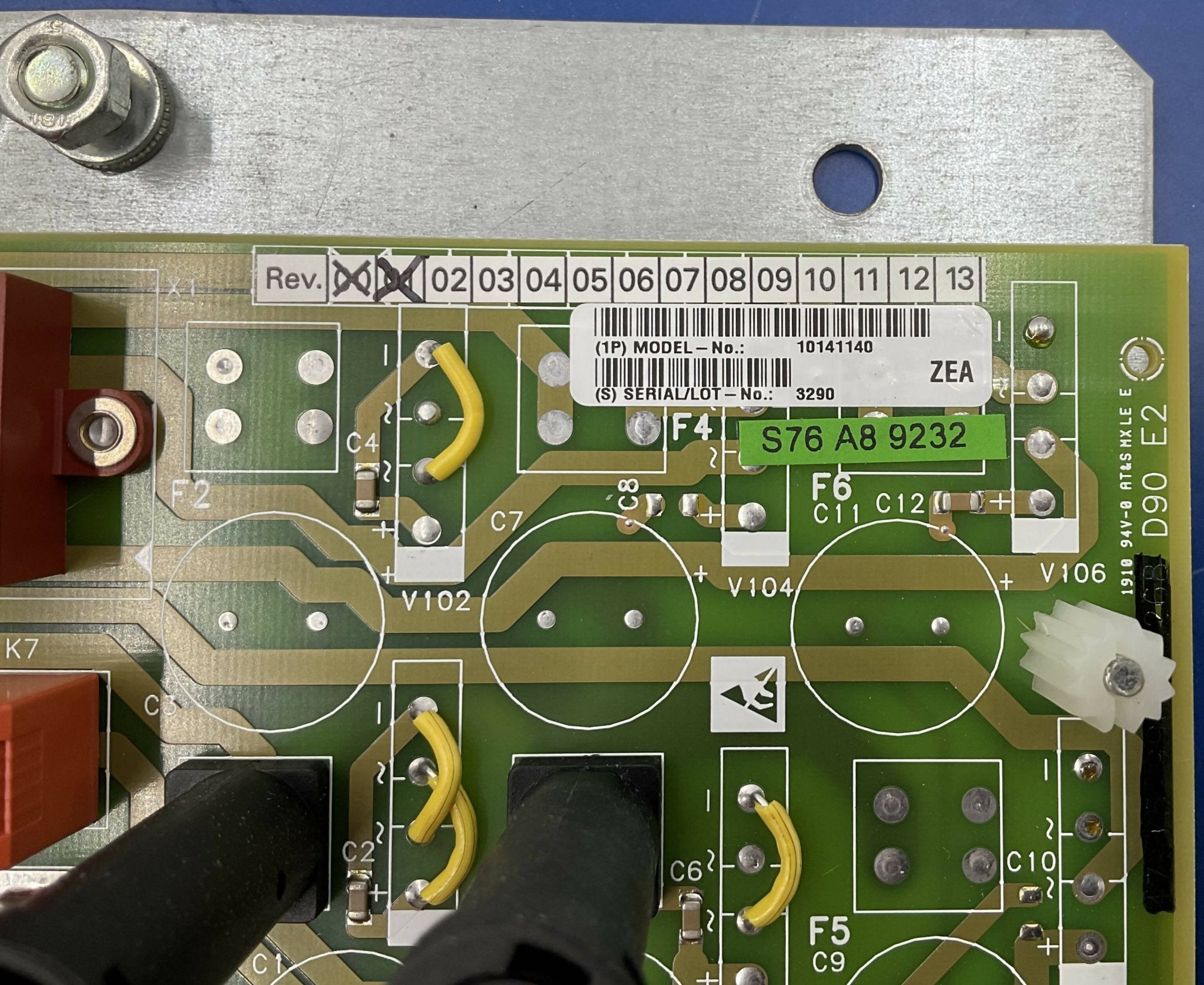 Siemens 10141140 - D90 On/Off Assembly Power Switch Side View | Alo Tech Solutions