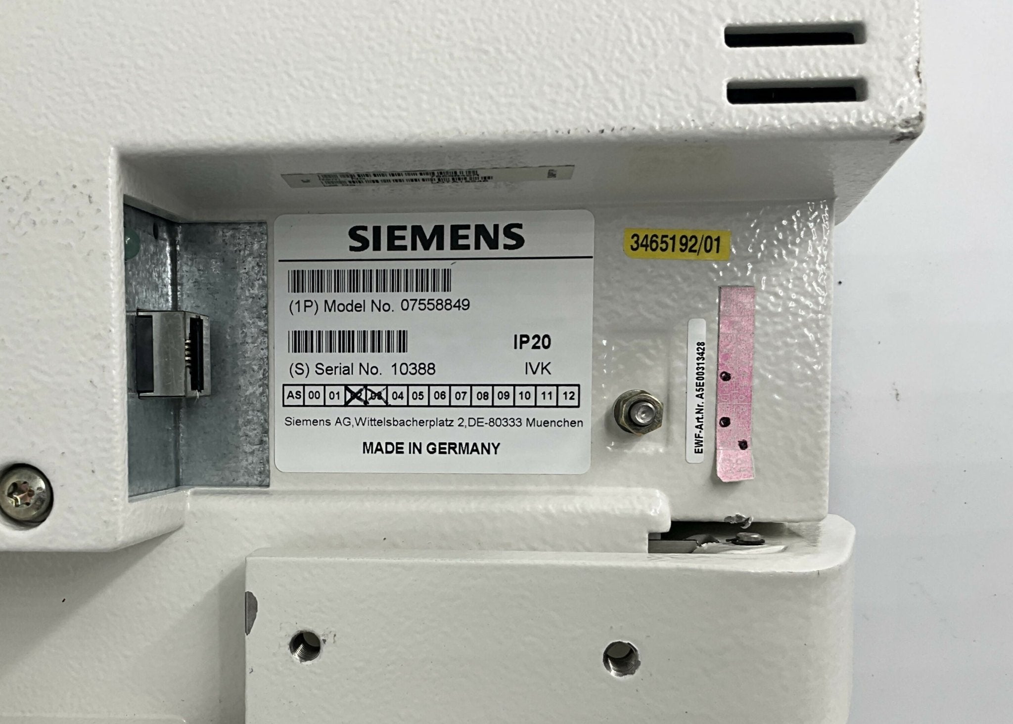 DATA DISPLAY (07558849/7558849 SIEMENS