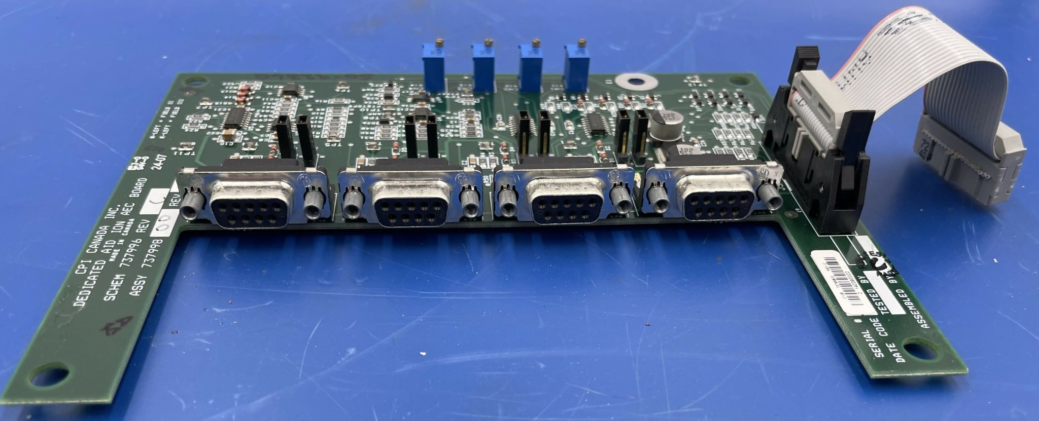 DEDICATED AID ION AEC PCB (727998-00 REVC/727996 CPI