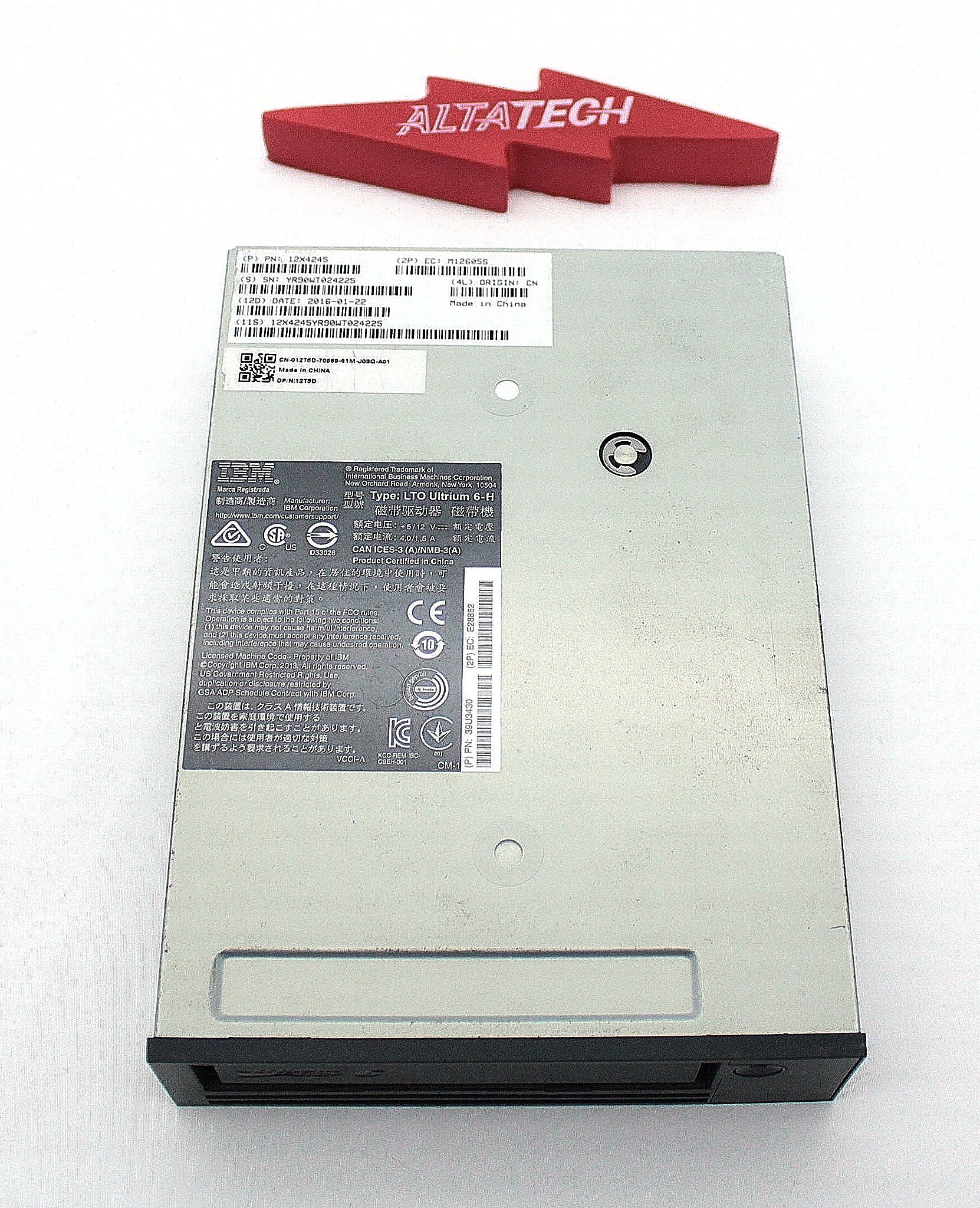 Dell 12T5D 2.5/6.25TB LTO6 HH SAS TAPE INT