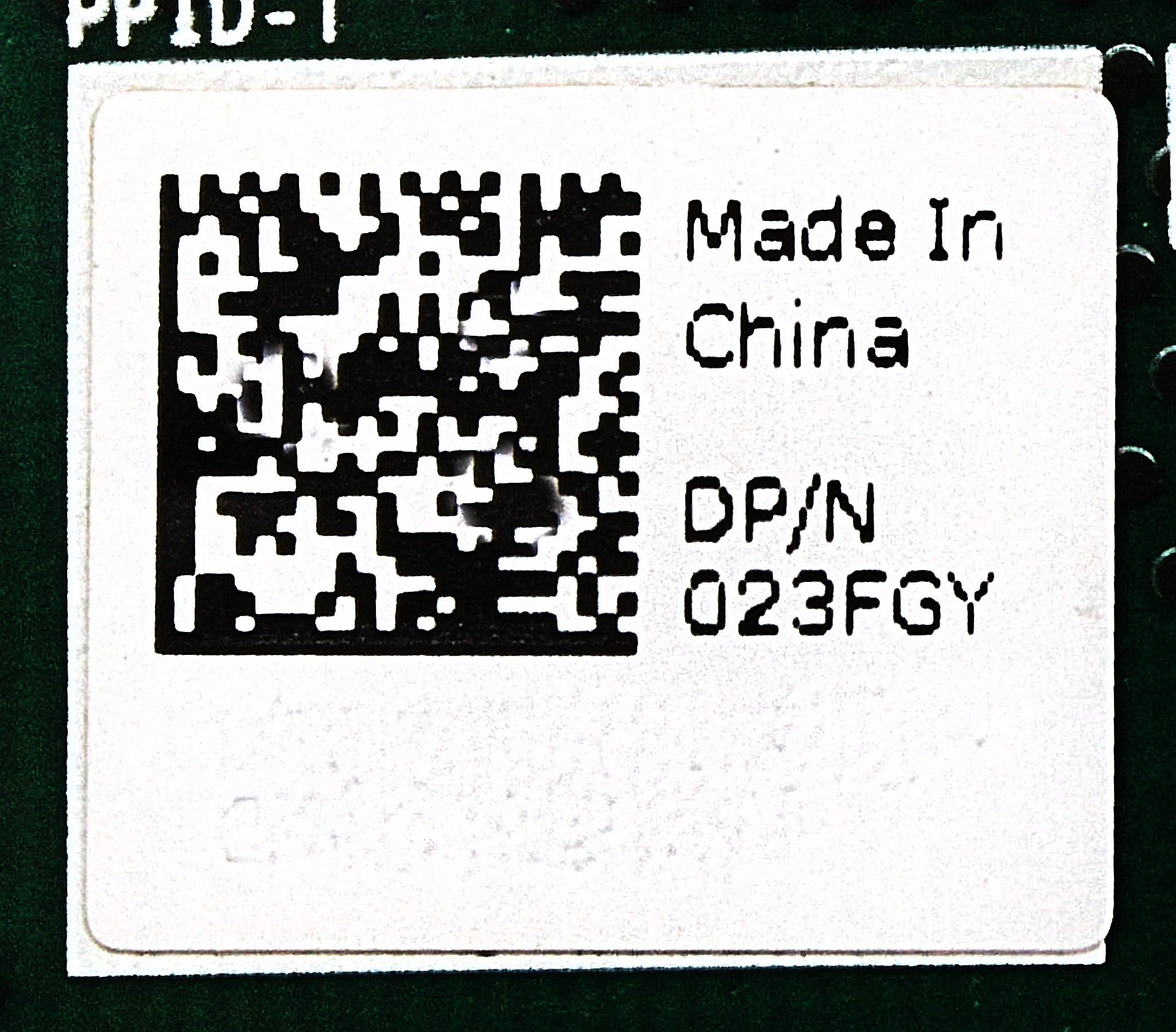 Dell 23FGY Riser 1A, R1A,1X16, FHV2 G15, R750