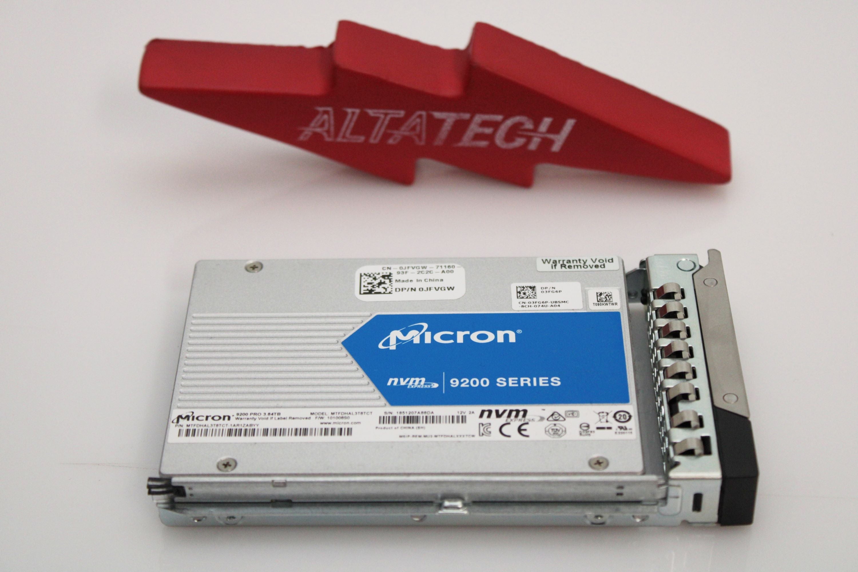 Dell 3FG6P 3.84TB SSD SAS 2.5 NVME U.2 PRO MICRON 9200