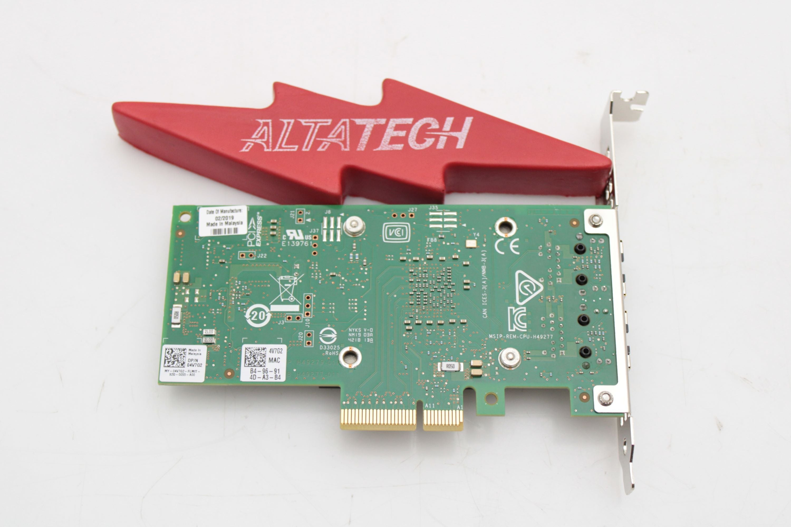 Dell 5PY5X Intel X550-T2 10G DP PCI-E FH