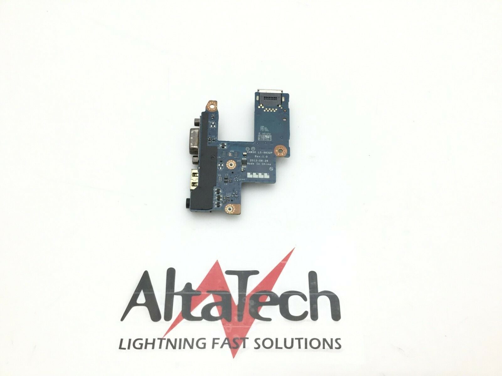 Dell 61WYK Laptop USB Audio NIC VGA I/O Board