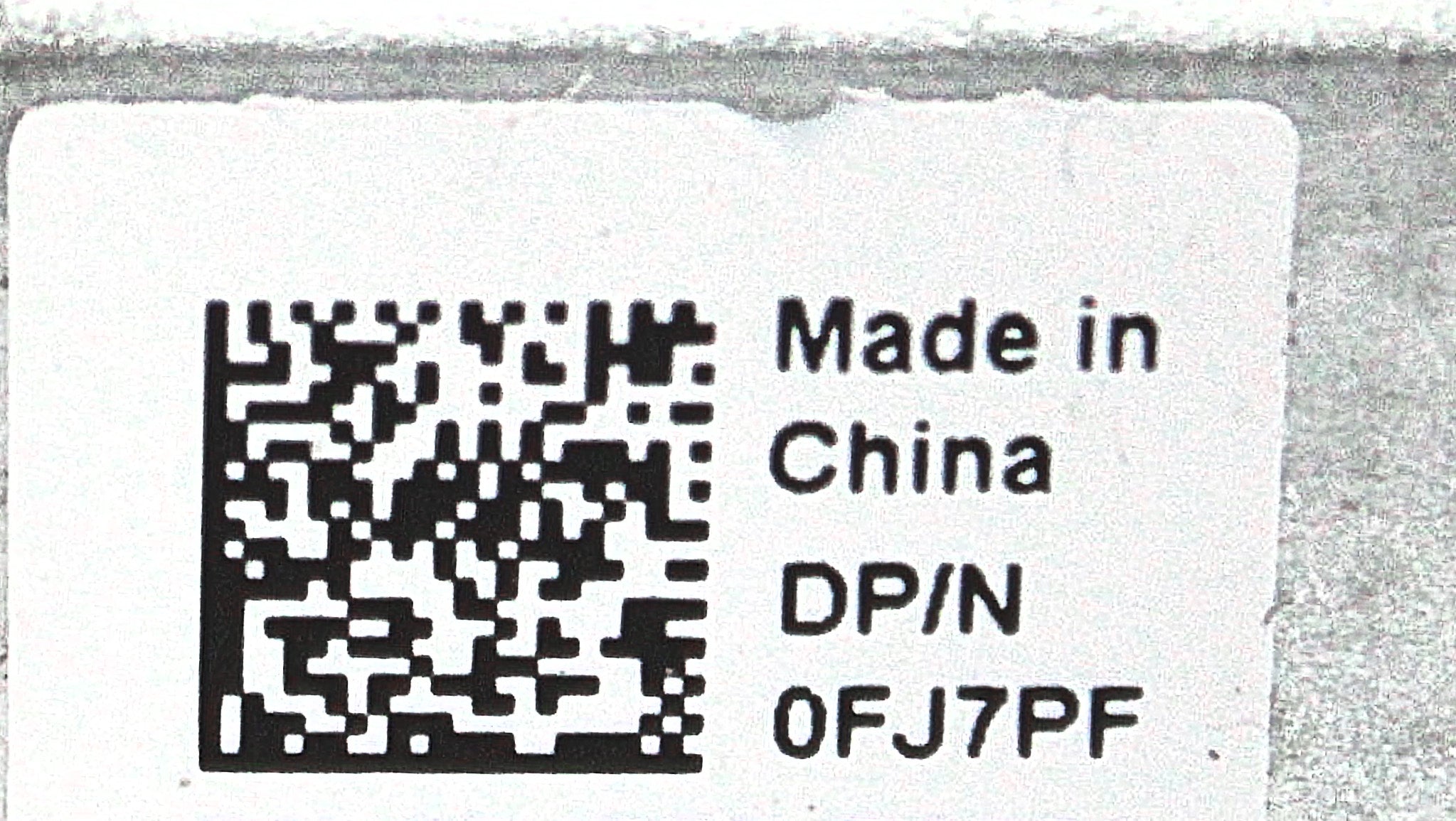 Dell FJ7PF BRACKET FOR RISERS SLOT #1 C6320