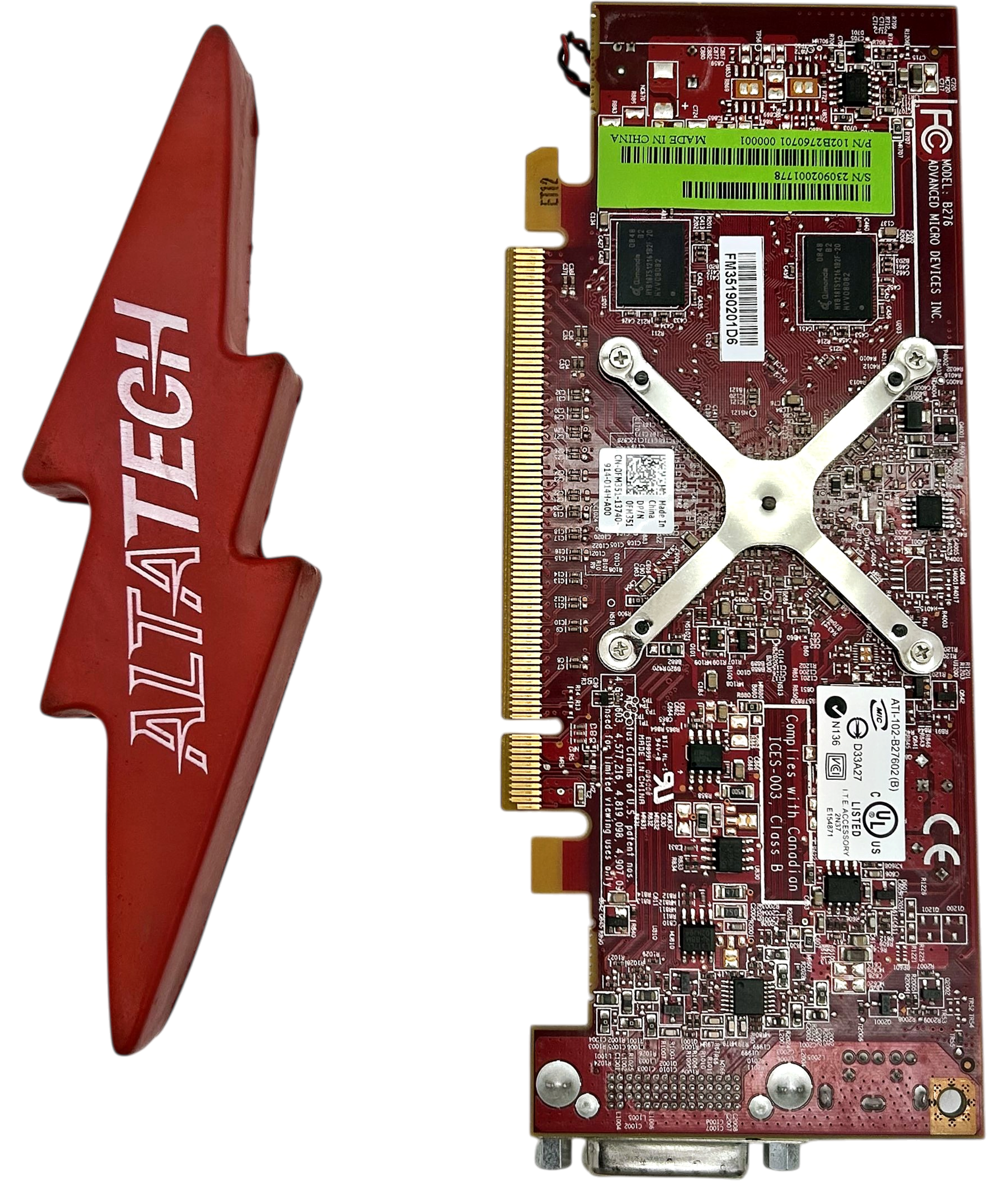 Dell FM351 ATI RADEON HD2400XT 256MB PCI E FH