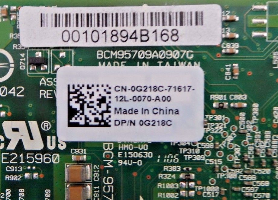 Dell G218C 5709C 1GB Dual-Port Network Adapter