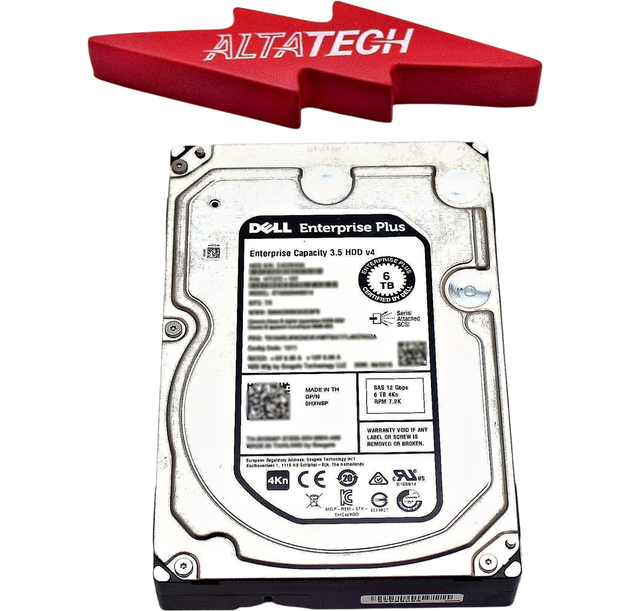 Dell HXN6P-EQL 6TB 7.2K SAS 3.5 12G 4K ST6000NM0014 1FT27Z-157