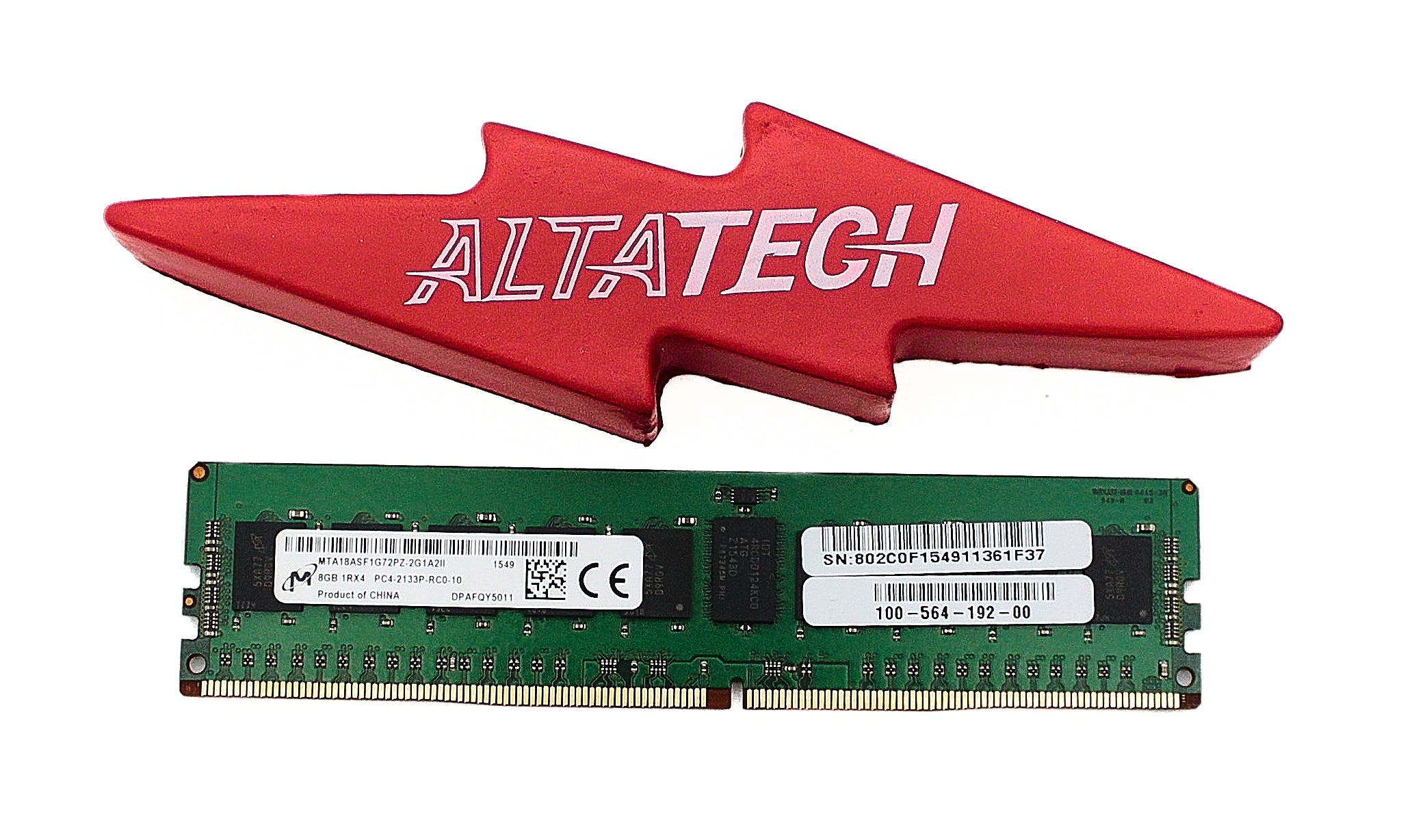 Dell MTA18ASF1G72PZ-2G1A2 8GB PC4-17000P DDR4-2133 1RX4 ECC