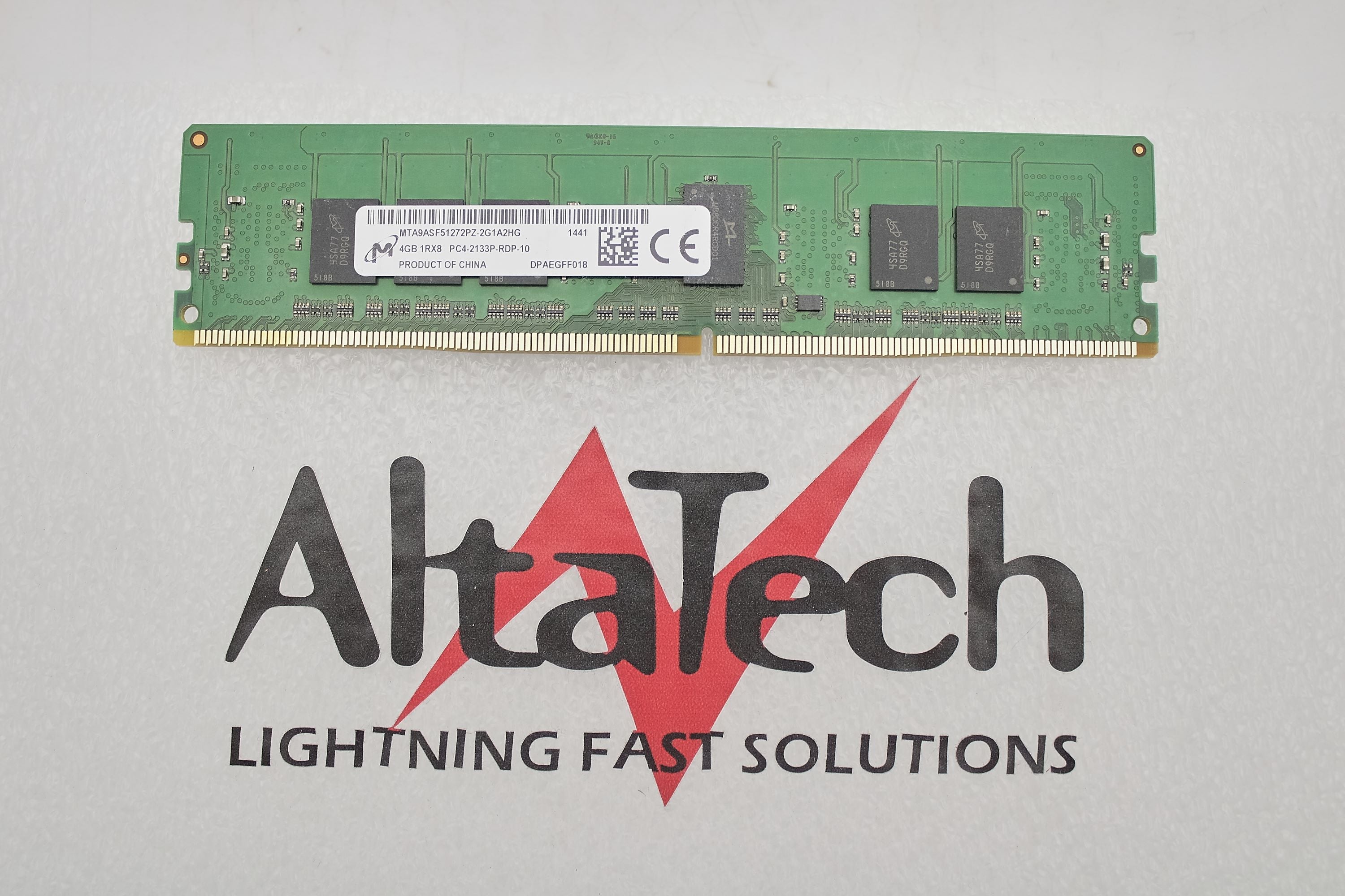Dell MTA9ASF51272PZ-2G1A2 4GB PC4-17000P DDR4-2133 1RX8 ECC
