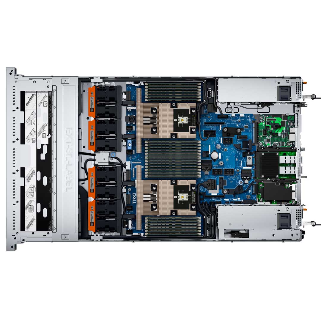 14x EDSFF E3.S Rack Chassis | Dell PowerEdge R6625