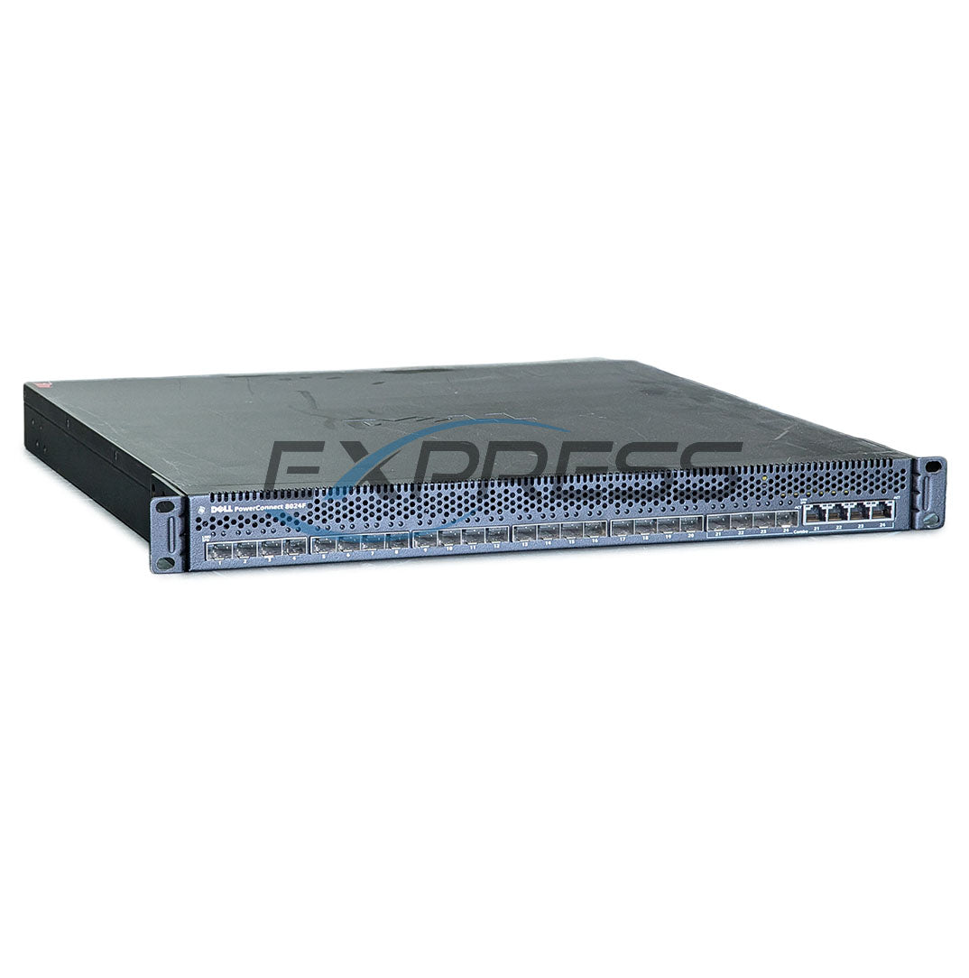 Dell PowerConnect 8024F 24x 10GbE SFP+ w/ 4 RJ45 Combo Ports Switch | X6M11