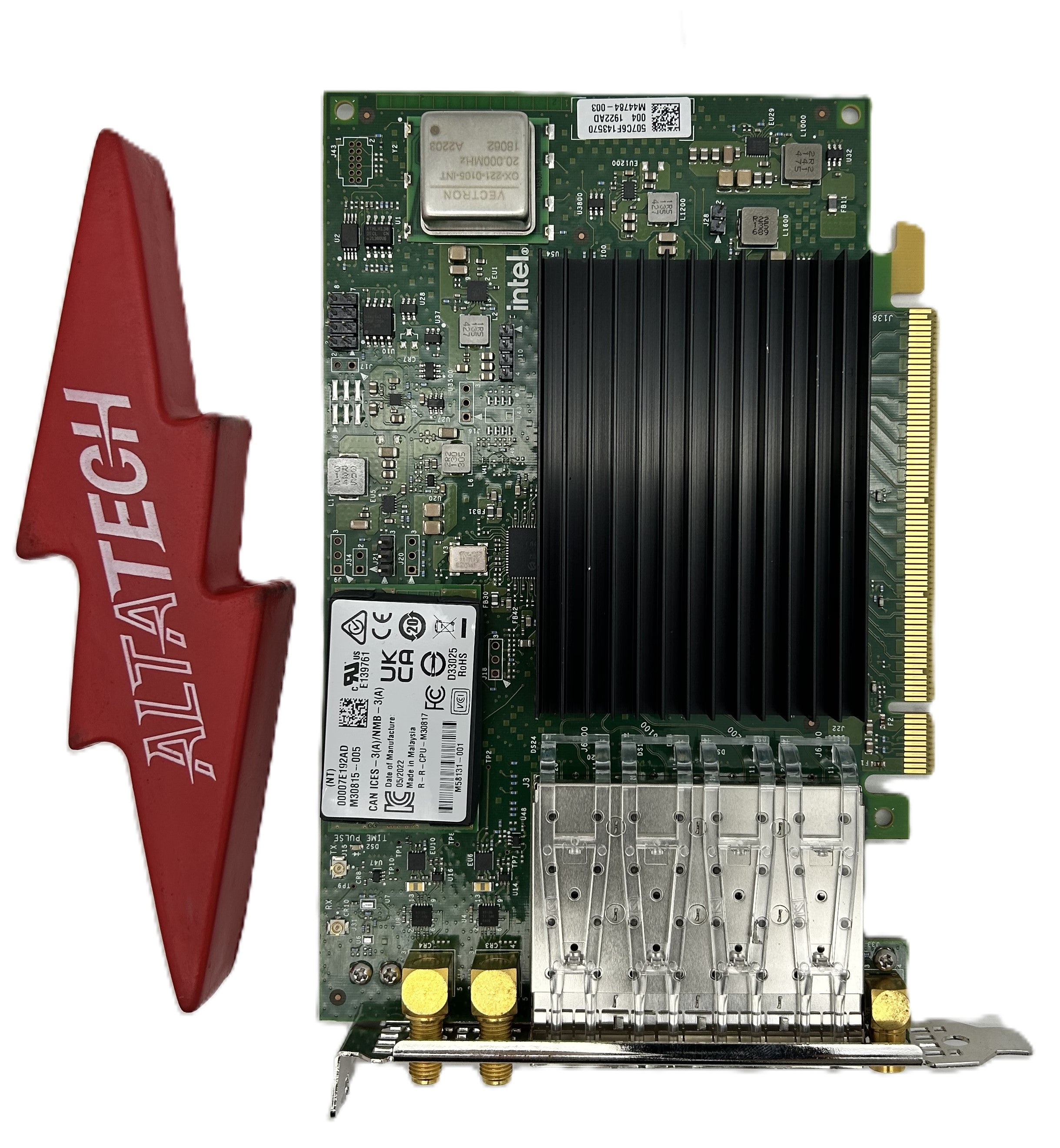 Dell WK9RR INTEL E810-XXVDAT 25GB QUAD PORT SFP28 ETHERNETCARD FH