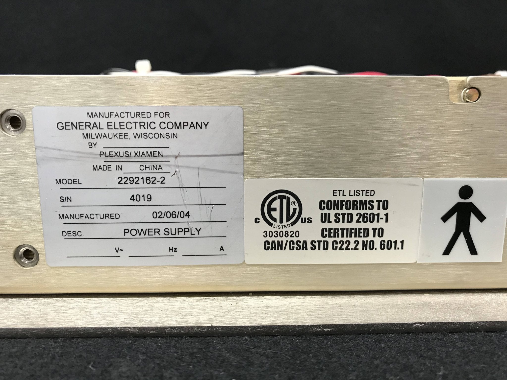 FULL FIELD Digital Power Supply (2292162-2) GE