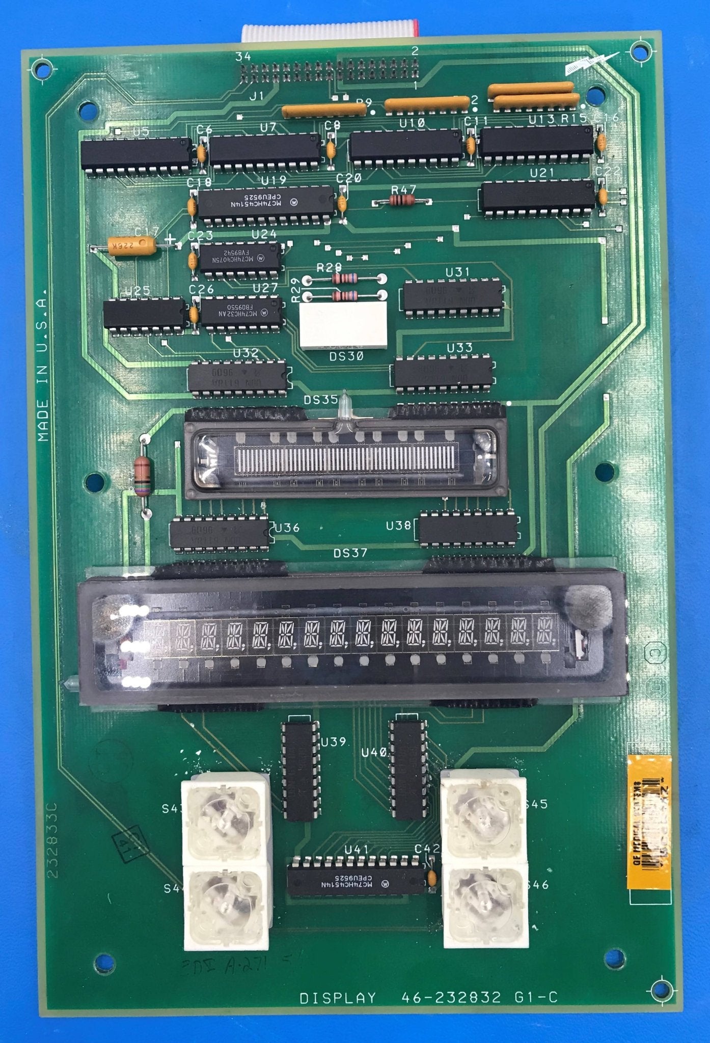 Display BOARD (46-232832 G1-C GE AMX 4+