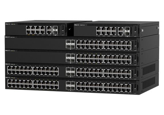 210-ANZD - Dell Networking - Switch - L3 - Managed - 48 X 10 Gigabit Sfp+ + 6 X 40 Gigabit Qsfp+ - Rack-Mountable With Dual Power - Rails