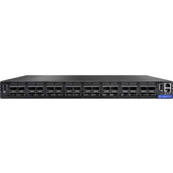 MSN4700-WS2R - Mellanox Spectrum-3 SN4700 Series 32-Ports 400GbE QSFPDD 1U Network Switch