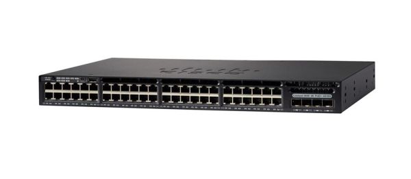 WS-C3650-48PQ-L - Cisco Catalyst 3650 48-Ports 10/100/1000Base-T RJ-45 PoE+ Manageable Layer4 Rack-mountable 1U and Desktop Network Switch with 4-Ports SFP