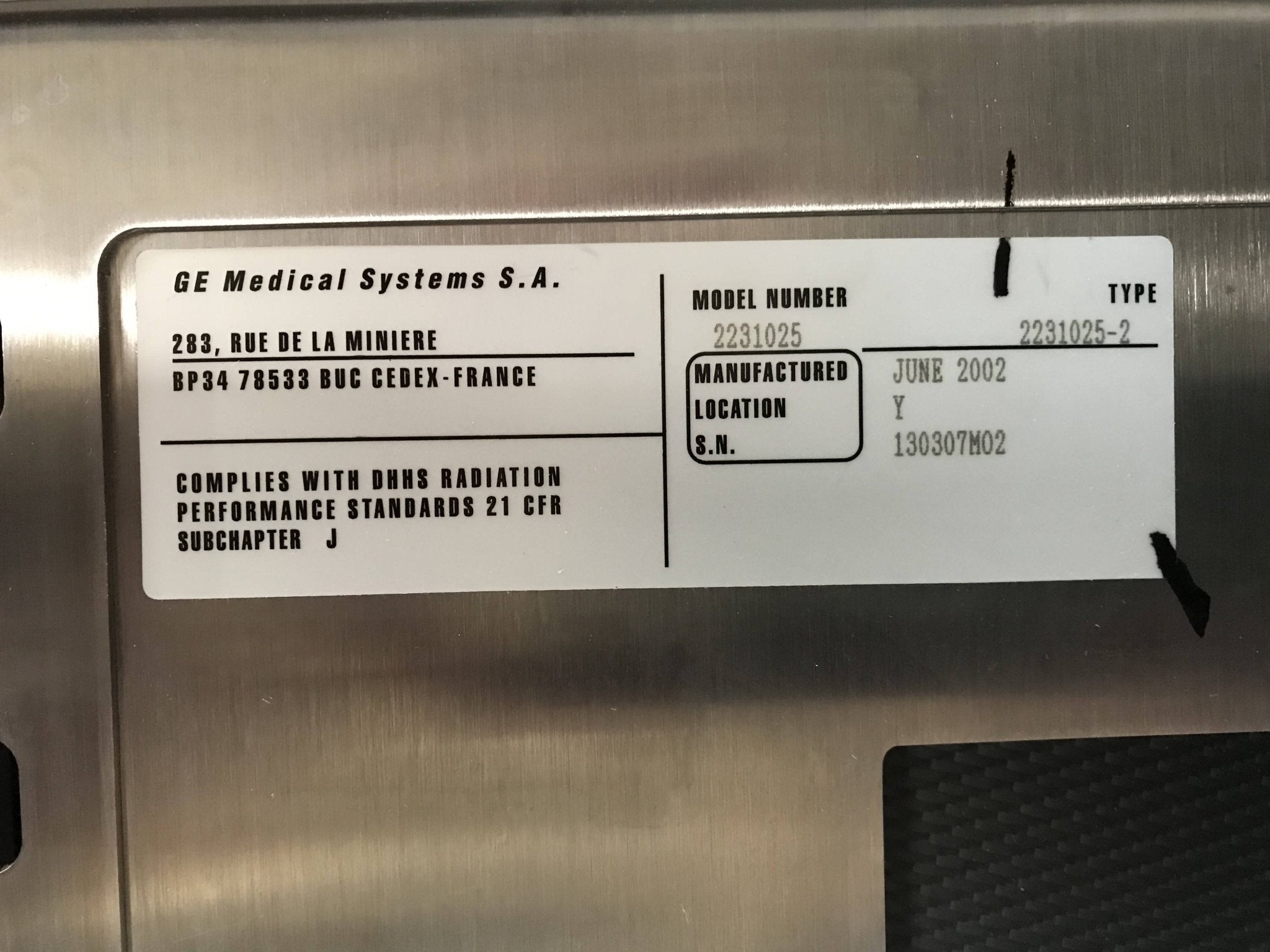 DMR Bucky 24X30 (2231025-2 GE