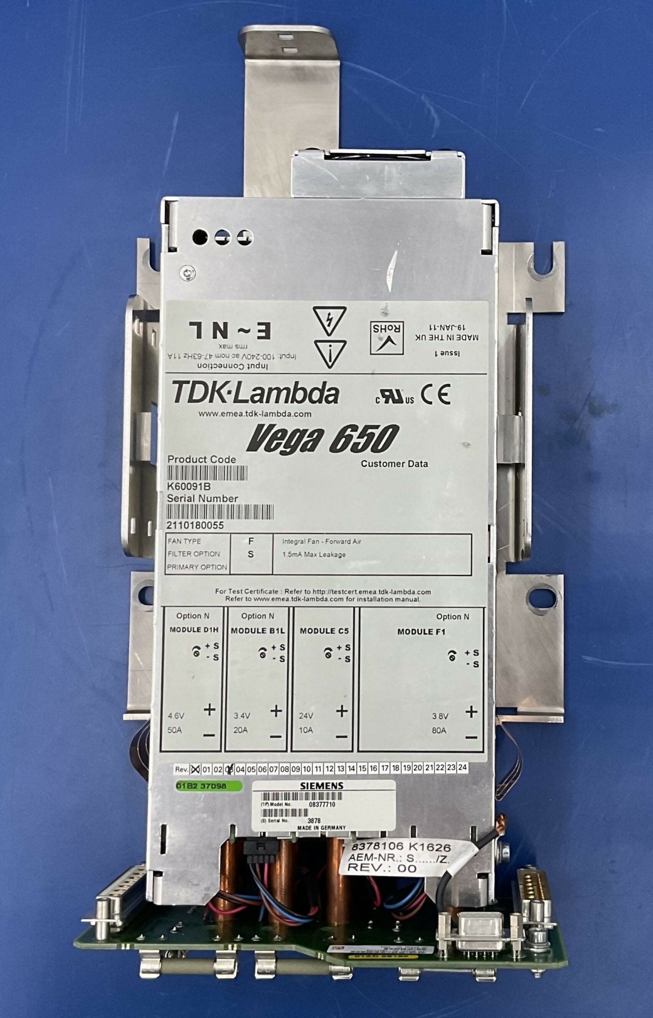 DMS POWER SUPPLY (08377710/8377710 SIEMENS