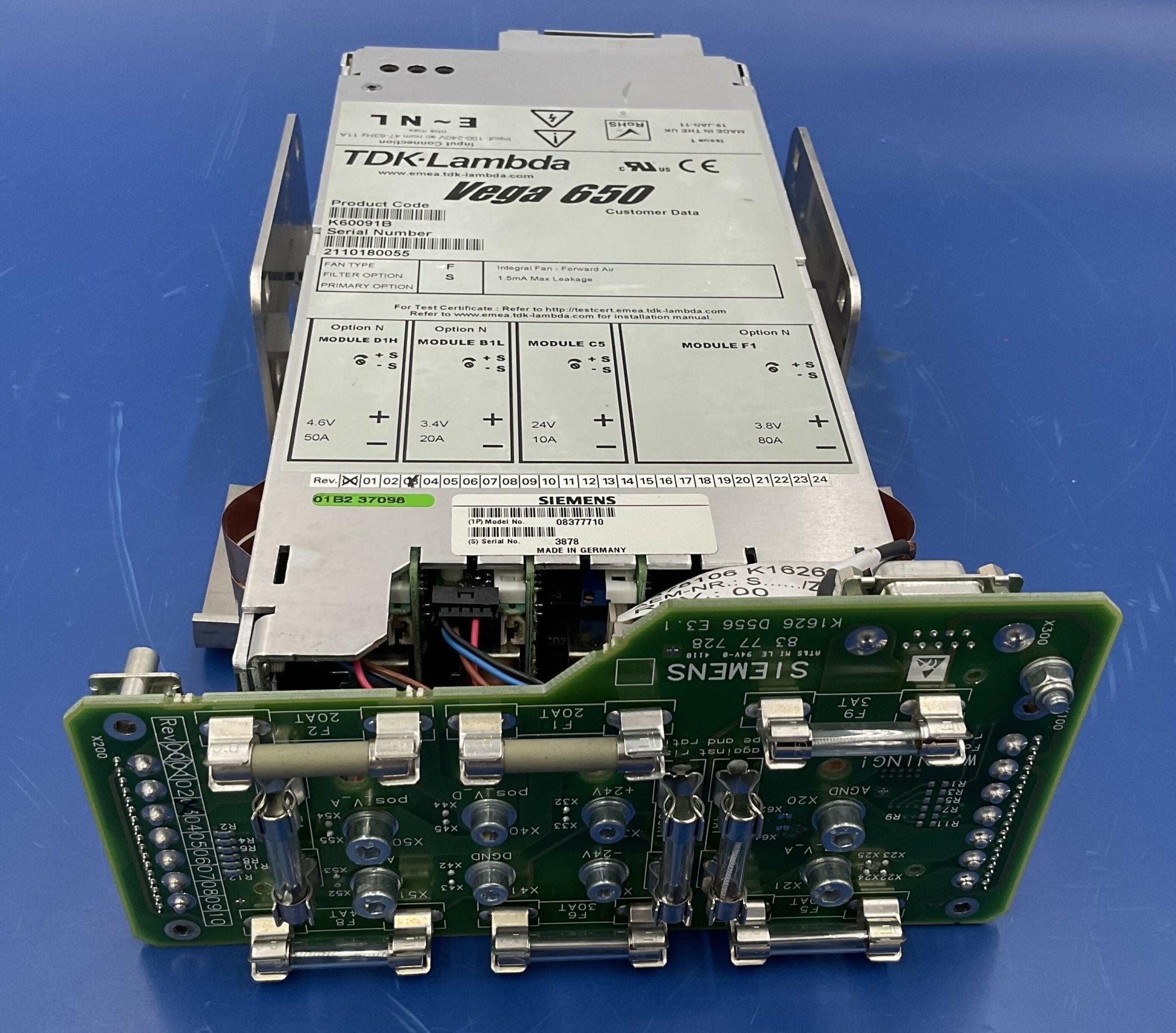 DMS POWER SUPPLY (08377710/8377710 SIEMENS
