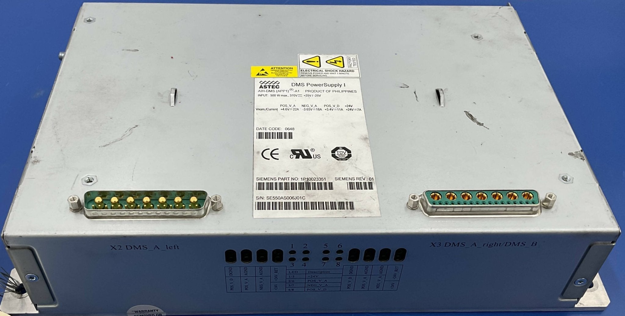 DMS Power Supply (10023351 Siemens CT