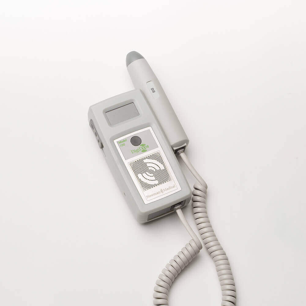 Newman Medical DD-770-VO Combo With 3MHz Obstetrical & 8MHz Vascular Probes