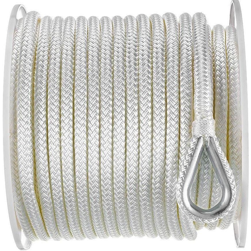 Seachoice Double Braid Nylon Boat Anchor Rope Line