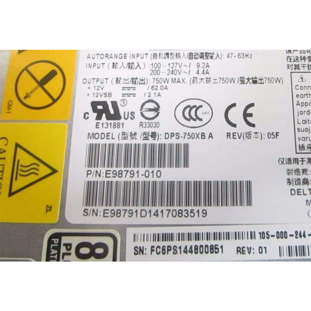 DPS-750XB-A 750W 80+ Platinum Switching Power Supply E98791-010 750W PSU for Server Hot Swap Power Supply - AloinfoUSA