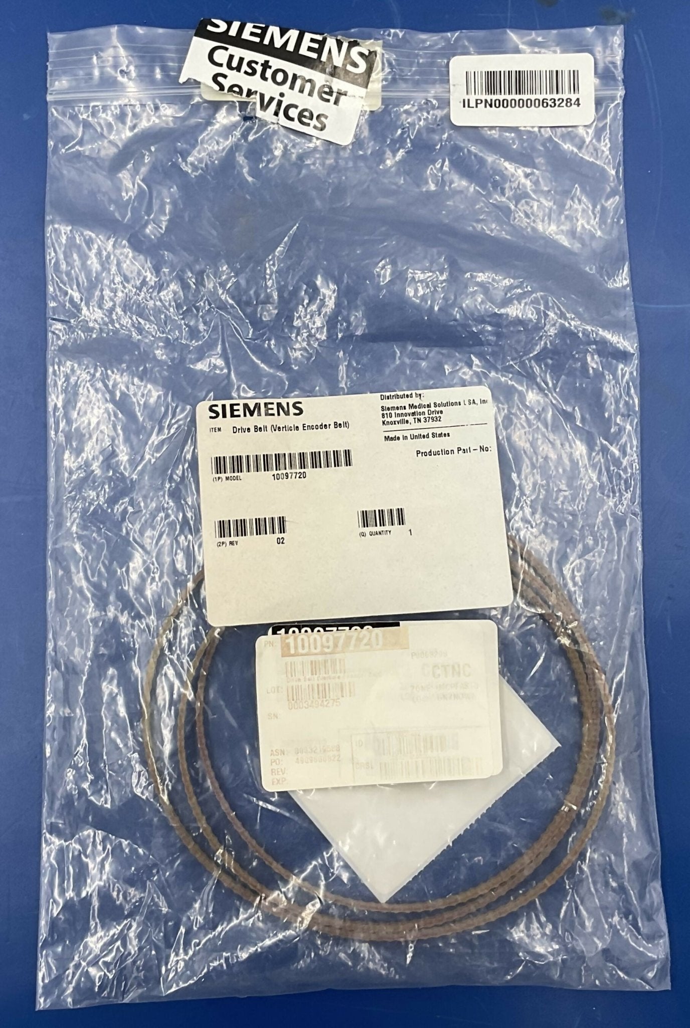 Drive Belt (Vertical Encoder Belt (10097720 SIEMENS