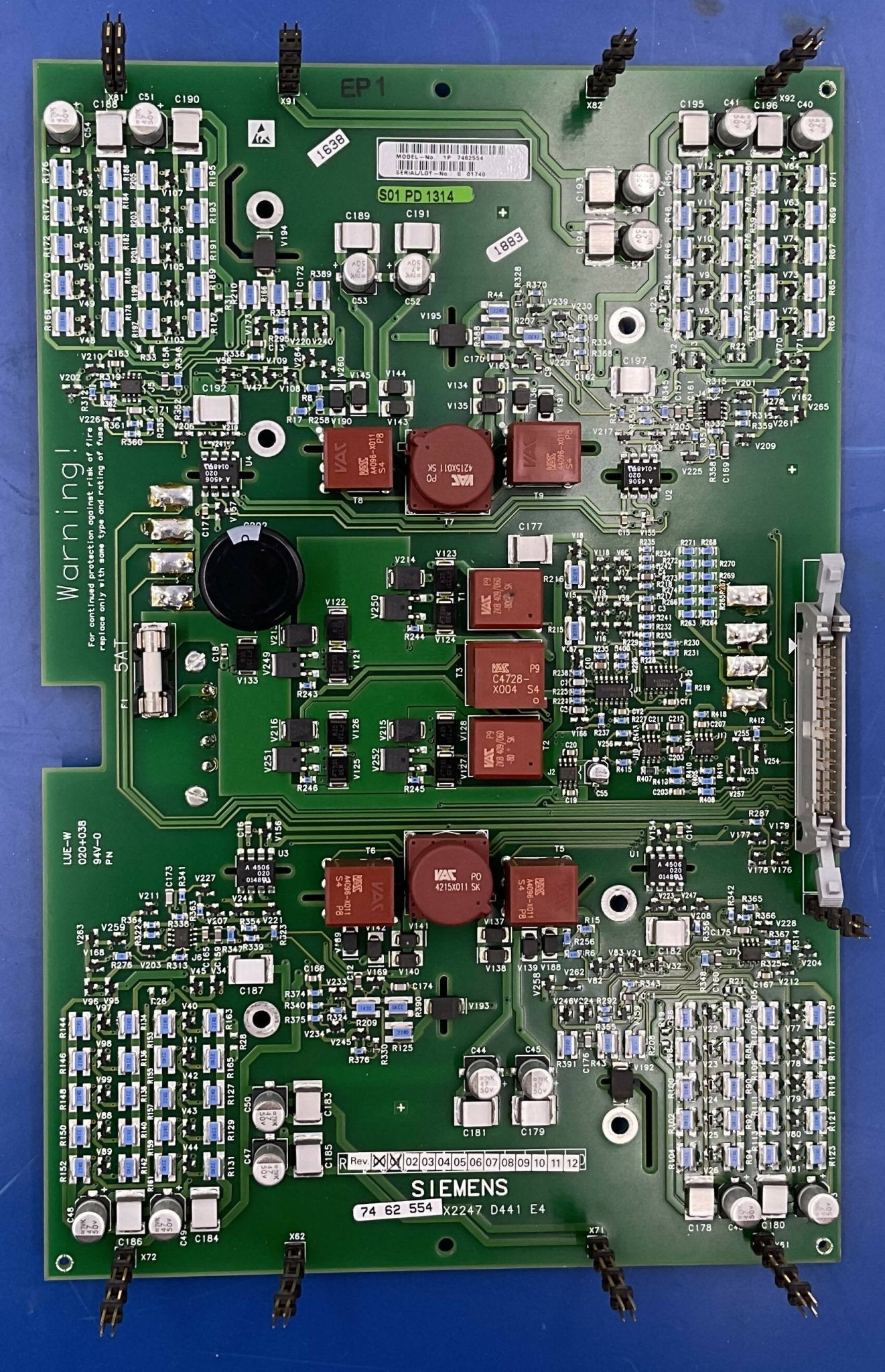 E-BOX CONTROL BOARD D441 (7462554/07462554 SIEMENS