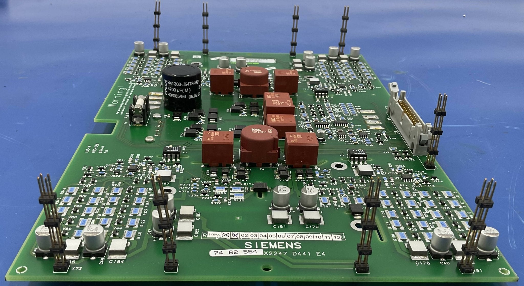Siemens 7462554 - E-Box Control Board D441 CT PCB Label | Alo Tech Solutions