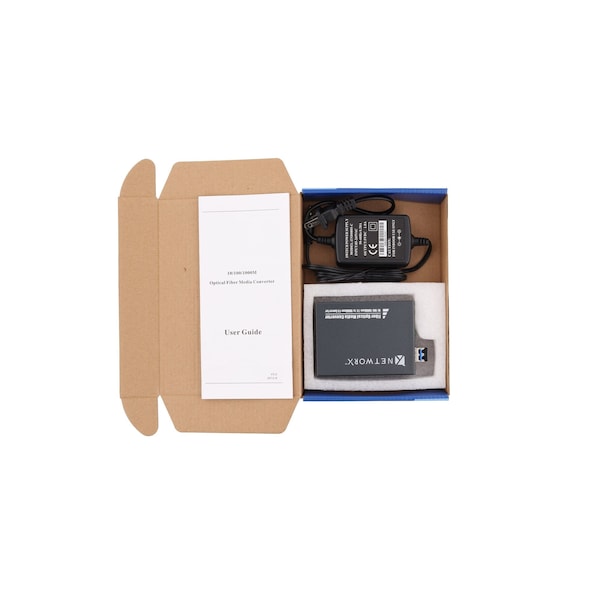 Networx Gigabit Fiber Media Converter - 1000Base-SX, LC Multimode, 550m, 850nm FT-1000MM-LC850 - alternate 4