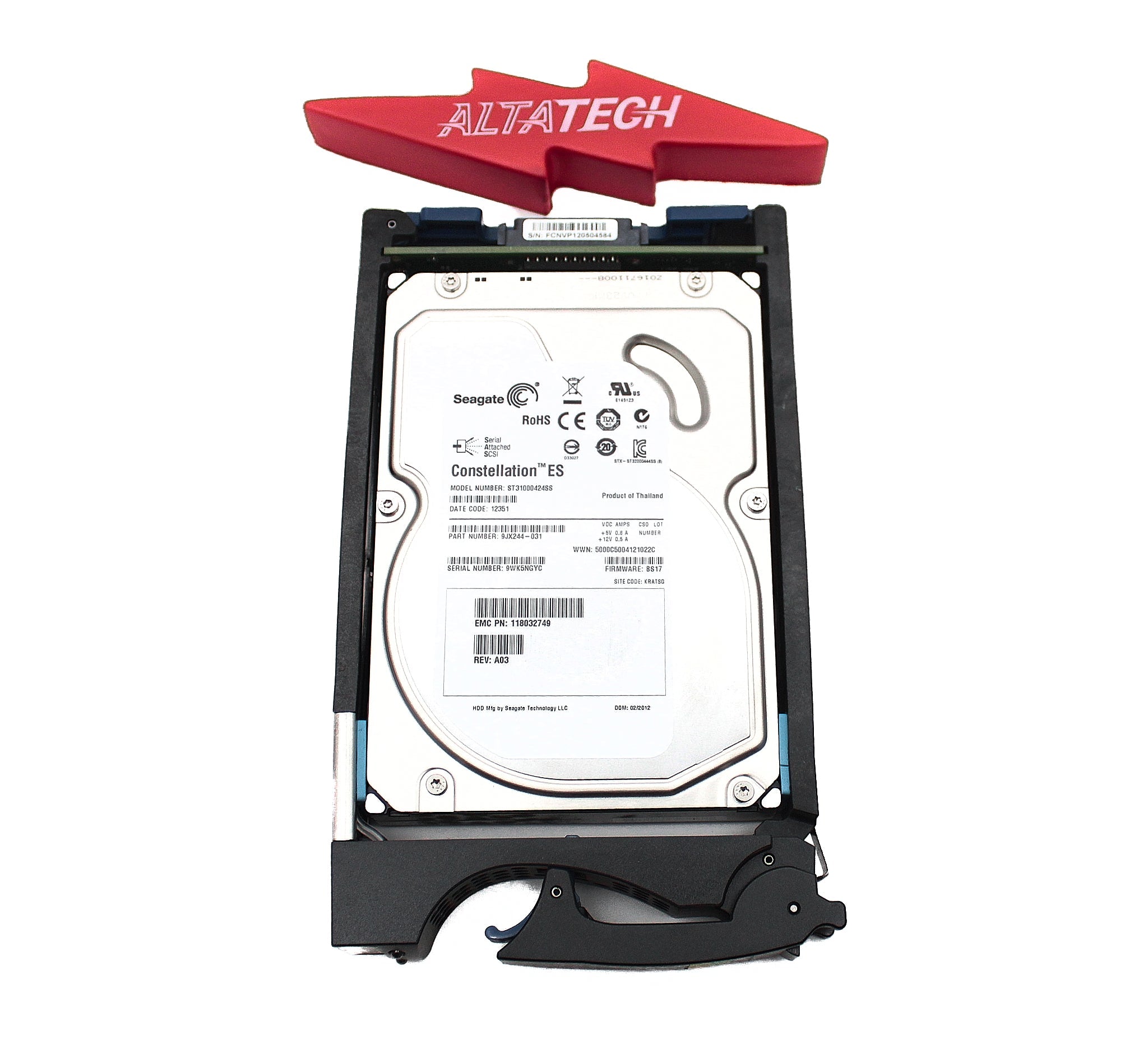 EMC VX-VS07-010 1TB 7.2K SAS 3.5 6G VNX5500/57/75