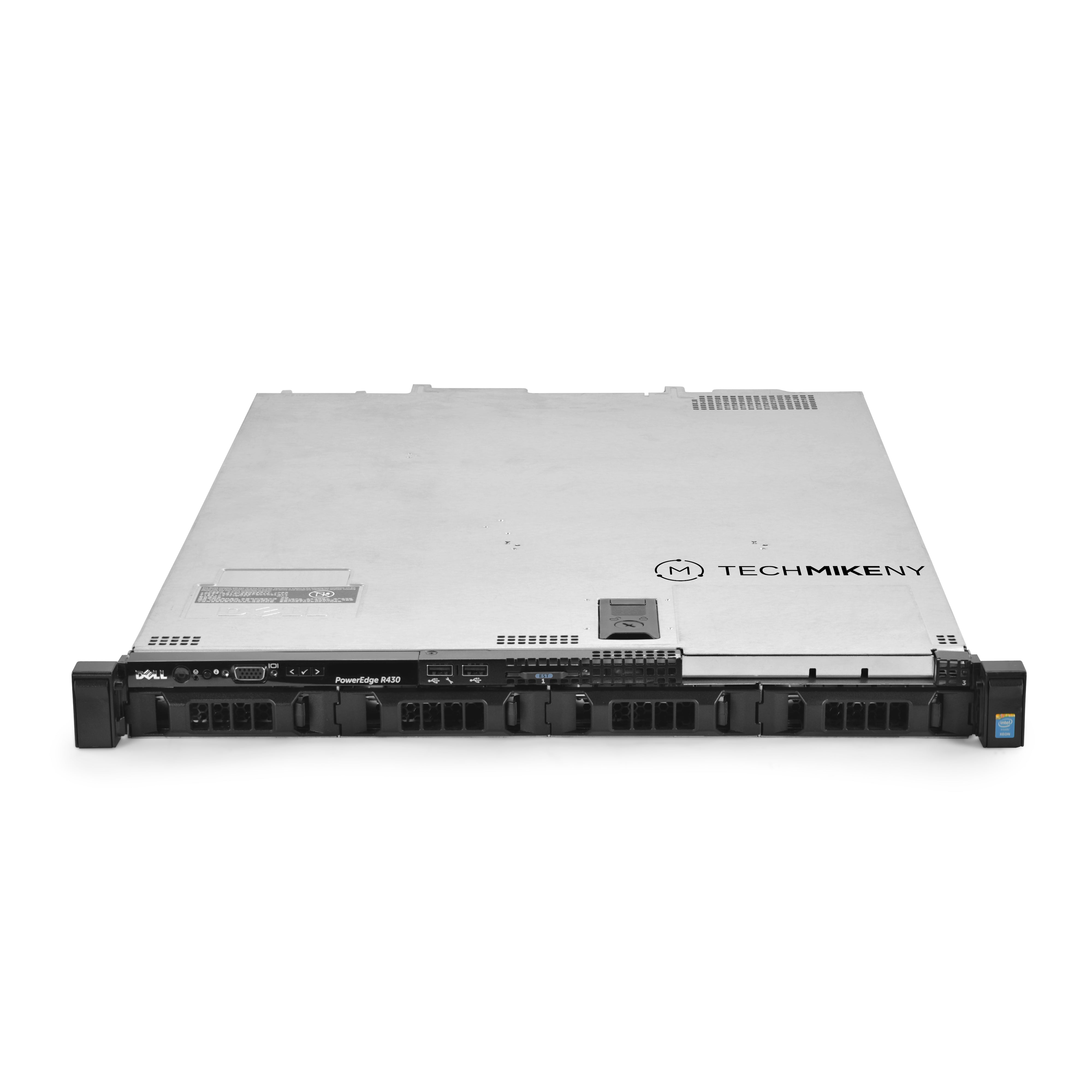 Rack-Mountable 1U 4-Bay PowerEdge R430 LFF front view DELL_PE_R430_6B