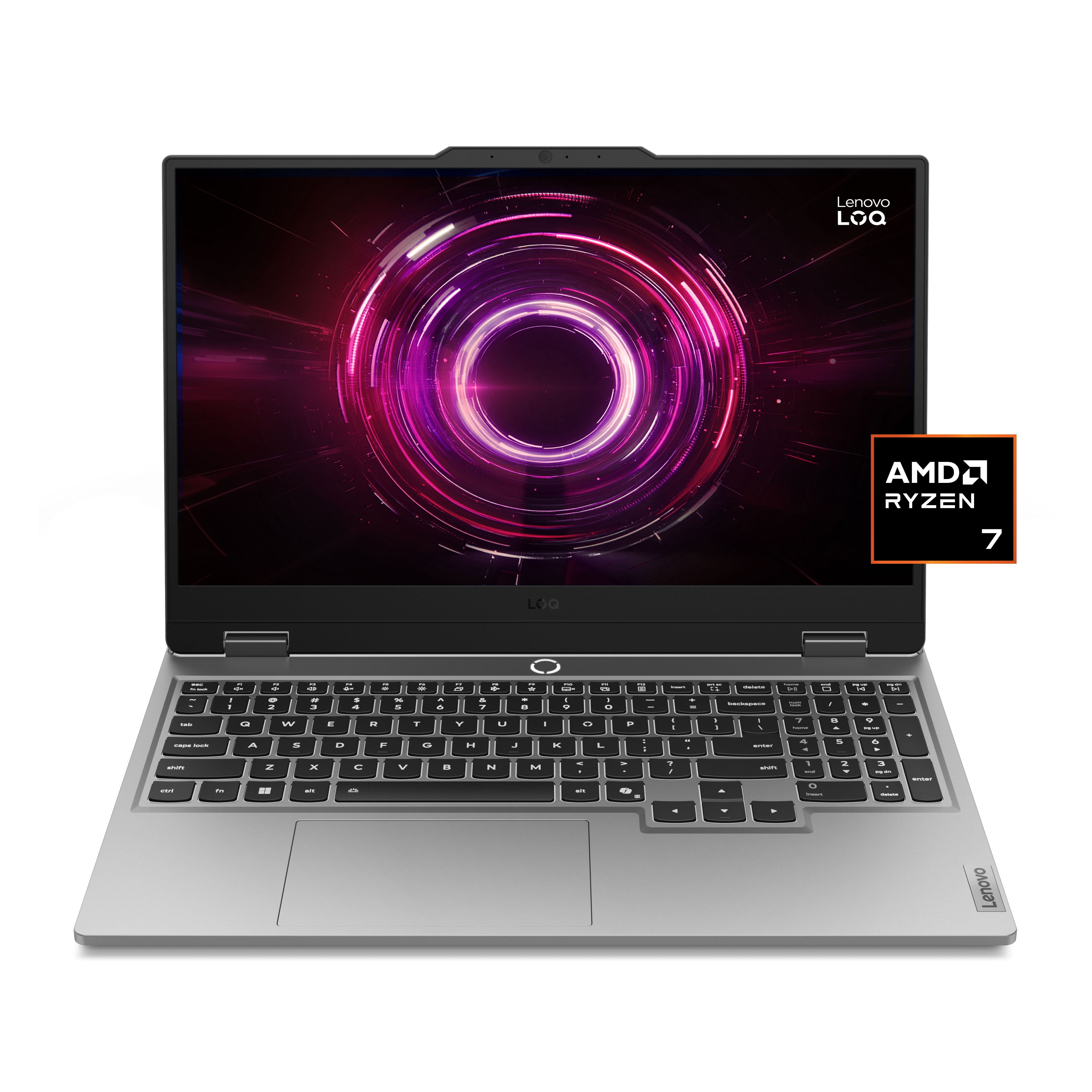 Lenovo LOQ 15.6" FHD Laptop, AMD Ryzen 7, 16GB RAM, 512GB SSD, NVIDIA