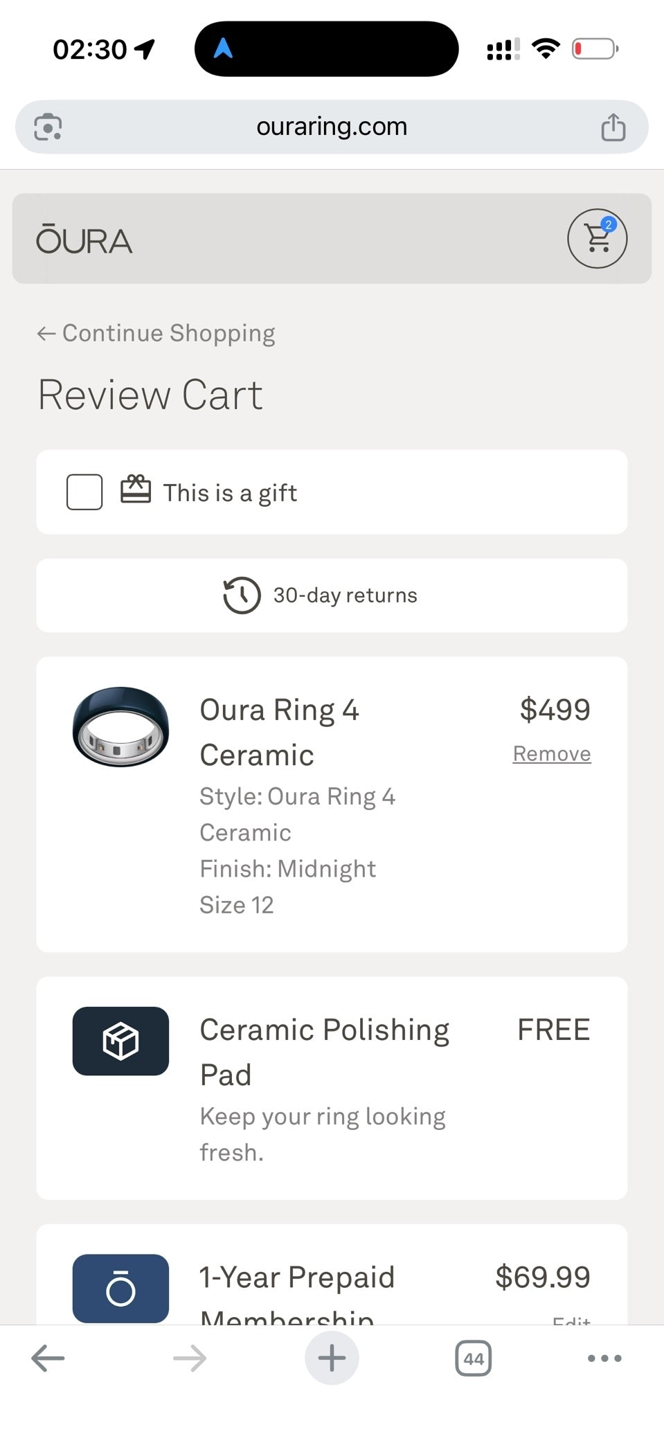 Oura Ring 4 Ceramic Midnight – Health & Fitness Tracker