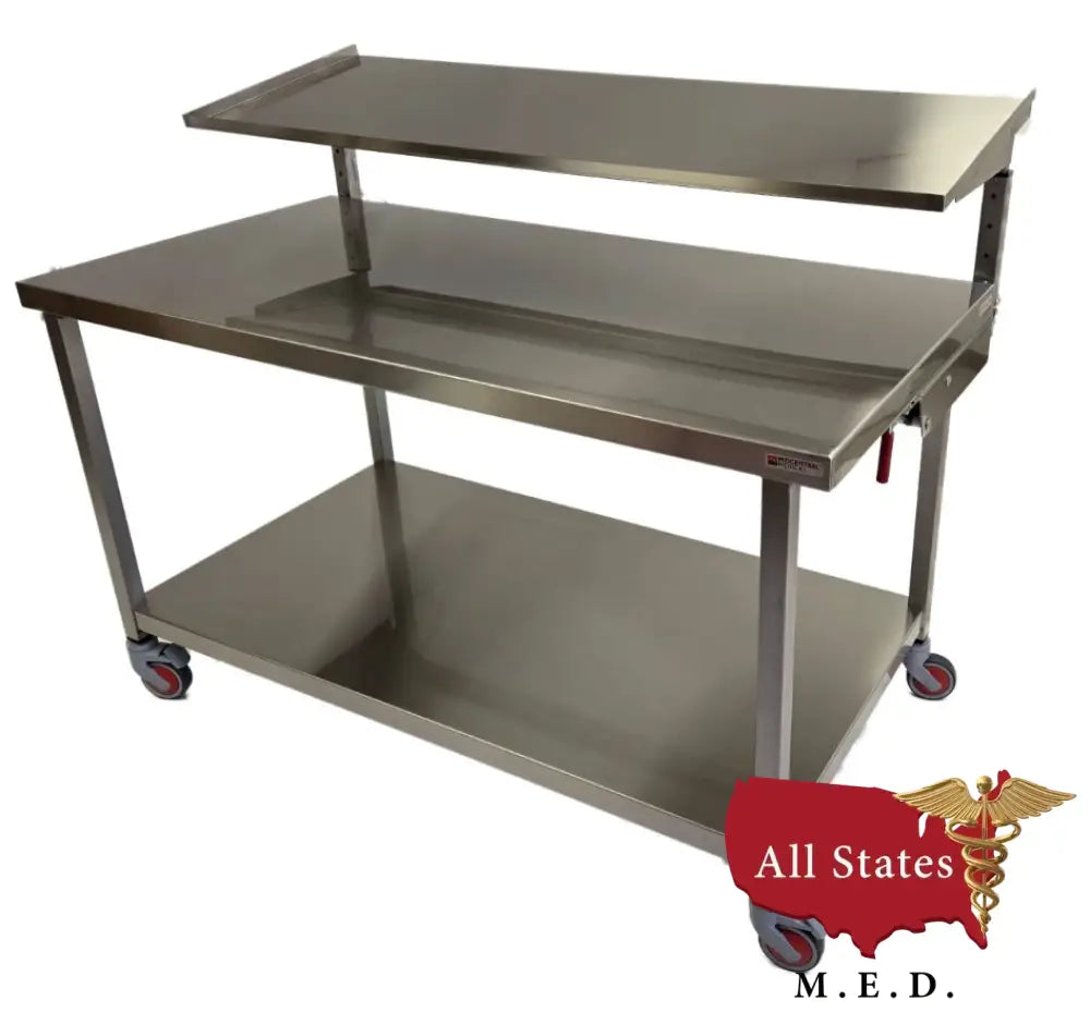 Folding Two-Tier Table