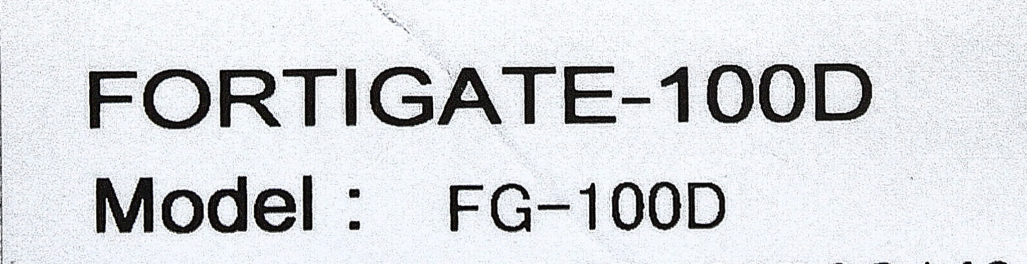 Fortinet FG-100D Fortigate Firewall Security Appliance