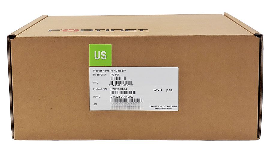 Fortinet FortiGate 60F Secure SD-WAN Appliance (FG-60F, P24286-03-06)