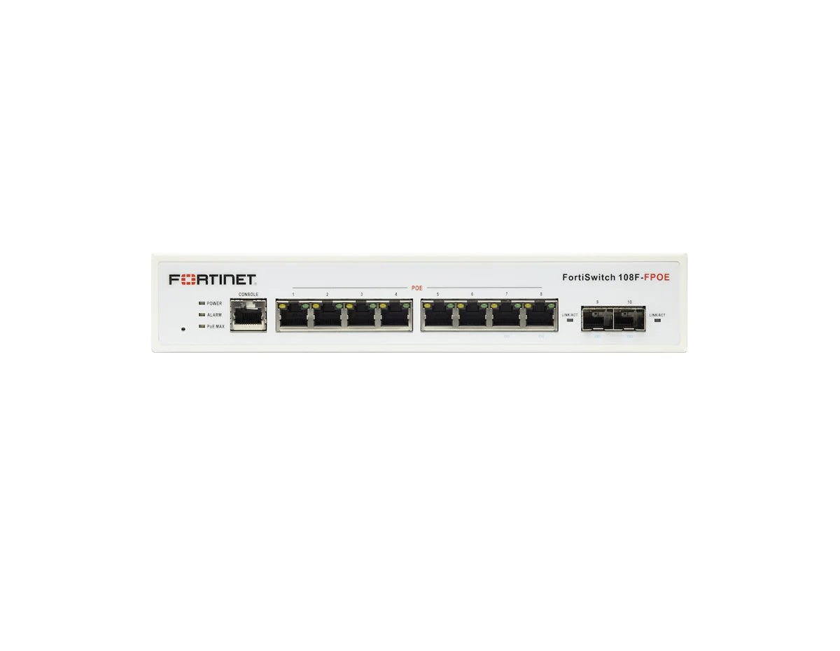 Fortinet FS-108F-FPOE Secure Access Switch
