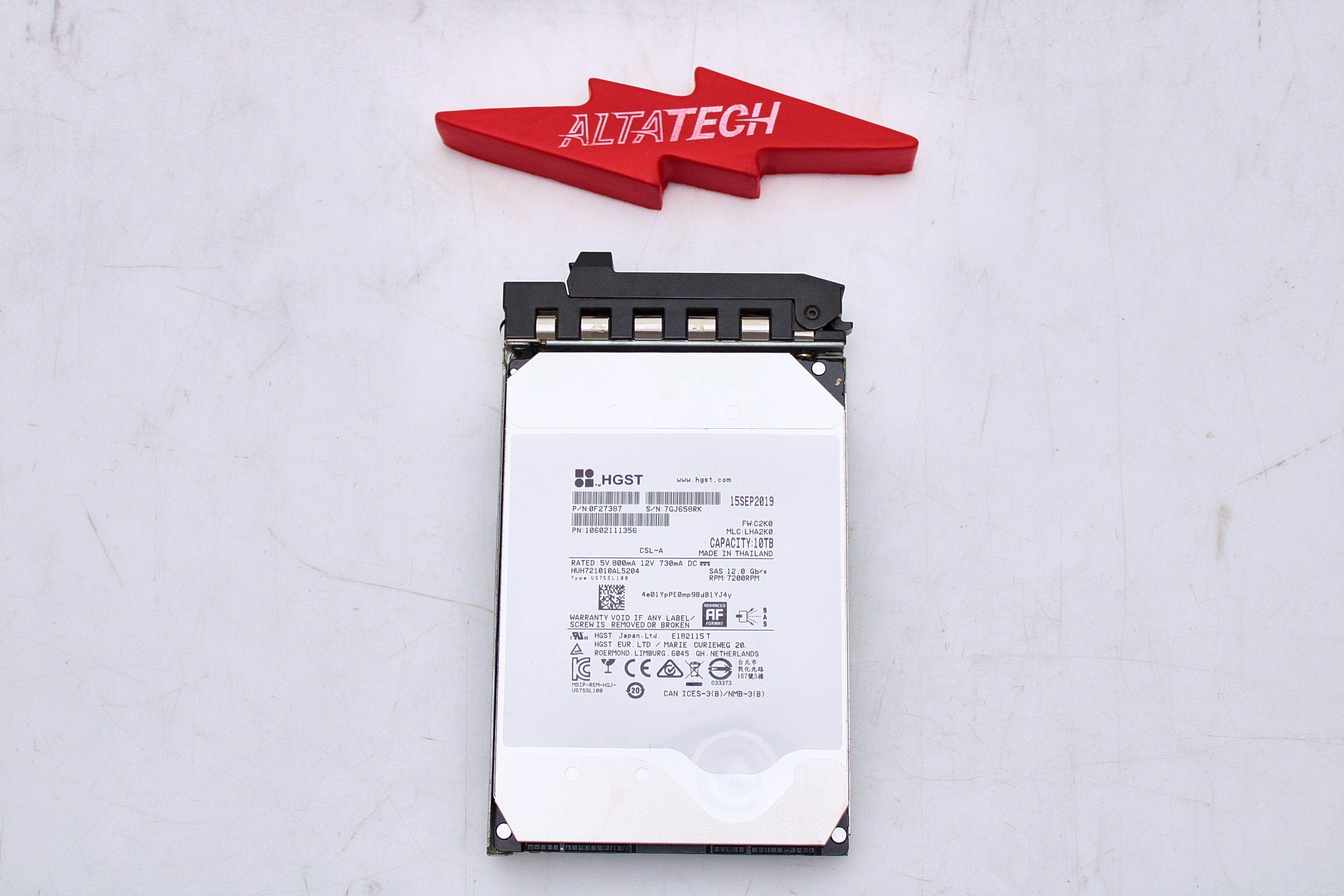 Fujitsu 0F27387-FTS 10TB 7.2K SAS 3.5 12G HUH721010AL5204 / 0F27387 TX
